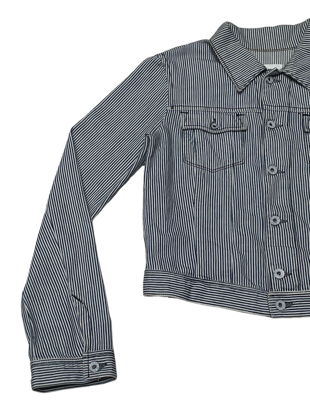 Designer × Diesel × Vintage Vintage Brand Diesel Hickory Trucker Jacket 2000s Size US L / EU 52-54 / 3 - 5 Thumbnail