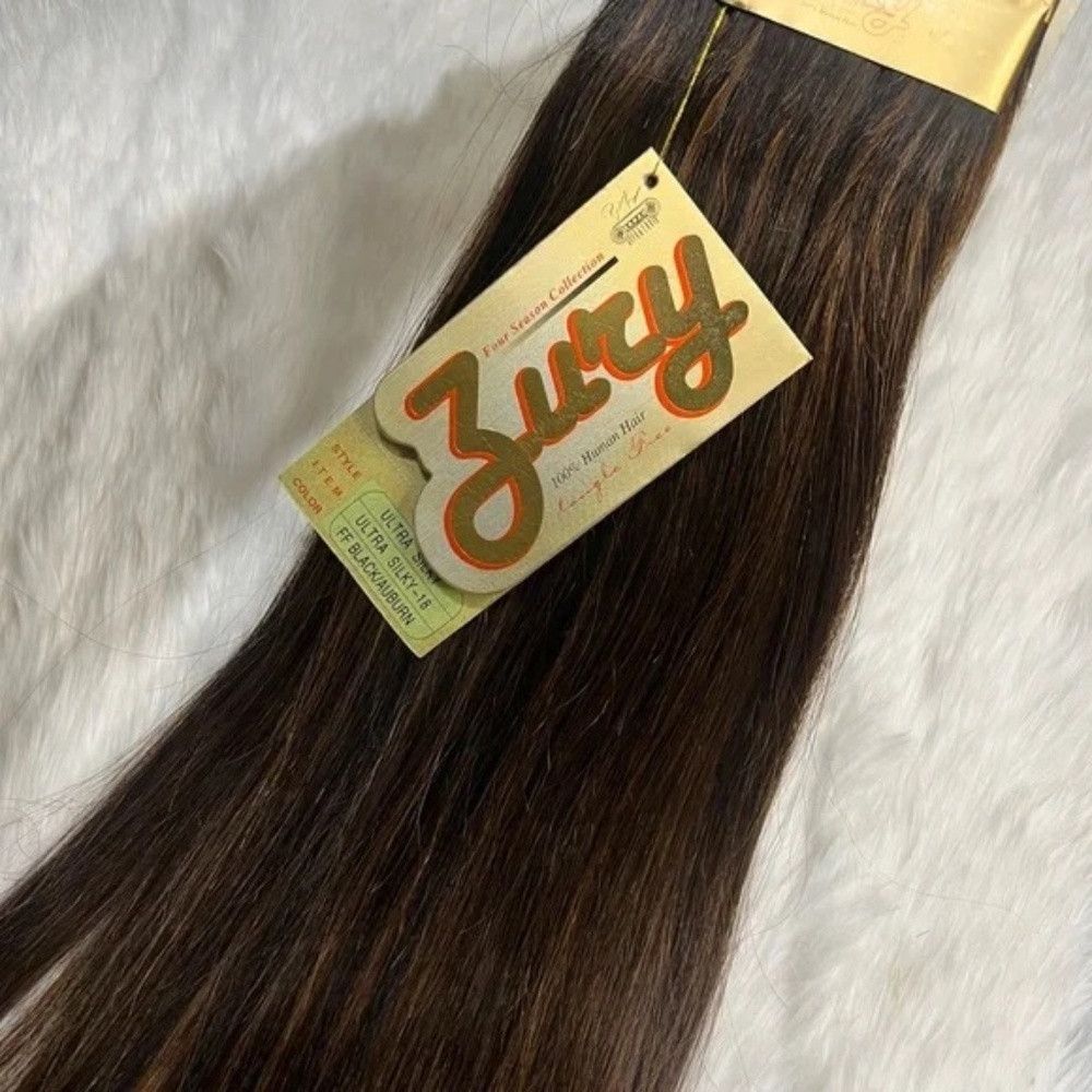Other Ultra Silky 100% Human hair extensions 18 In long Black wit Size ONE SIZE - 6 Thumbnail