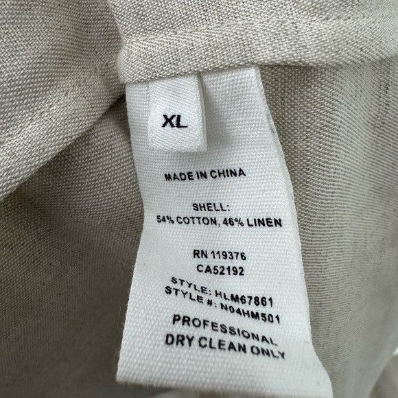 Helmut Lang Helmut Lang Twill Linen Shirt Natural Tan Men’s XL Size US XL / EU 56 / 4 - 4 Thumbnail