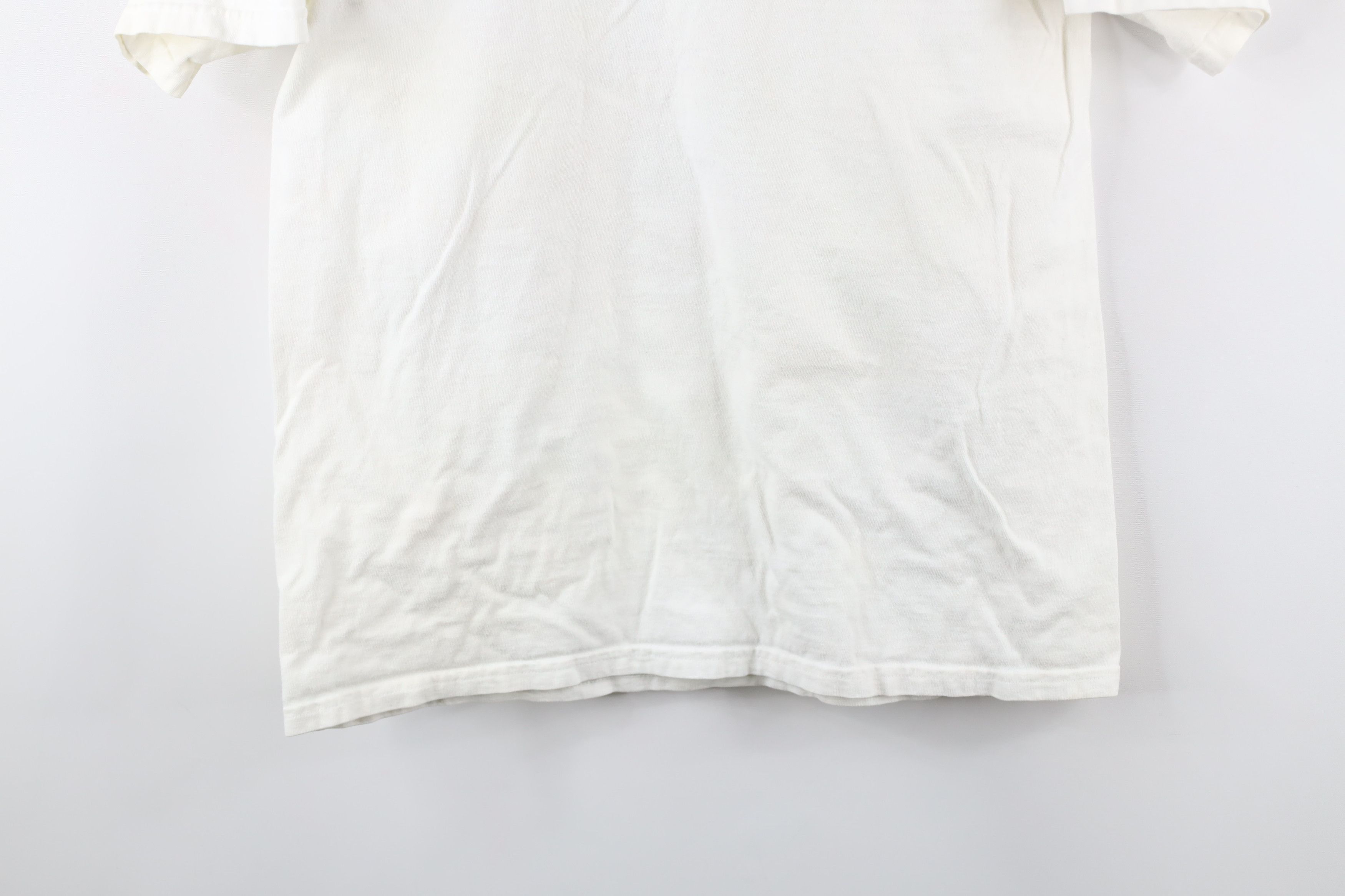 No Fear × Vintage Vintage 90s No Fear Spell Out Soccer T-Shirt White Cotton Size US M / EU 48-50 / 2 - 3 Thumbnail