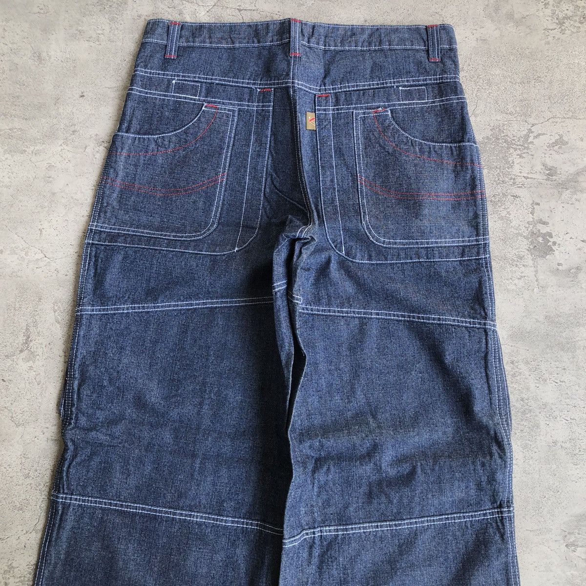 JNCO Y2K JEANS SKULL ICON DENIM PANTS LIKE JNCO JEANS Size US 36 / EU 52 - 6 Thumbnail