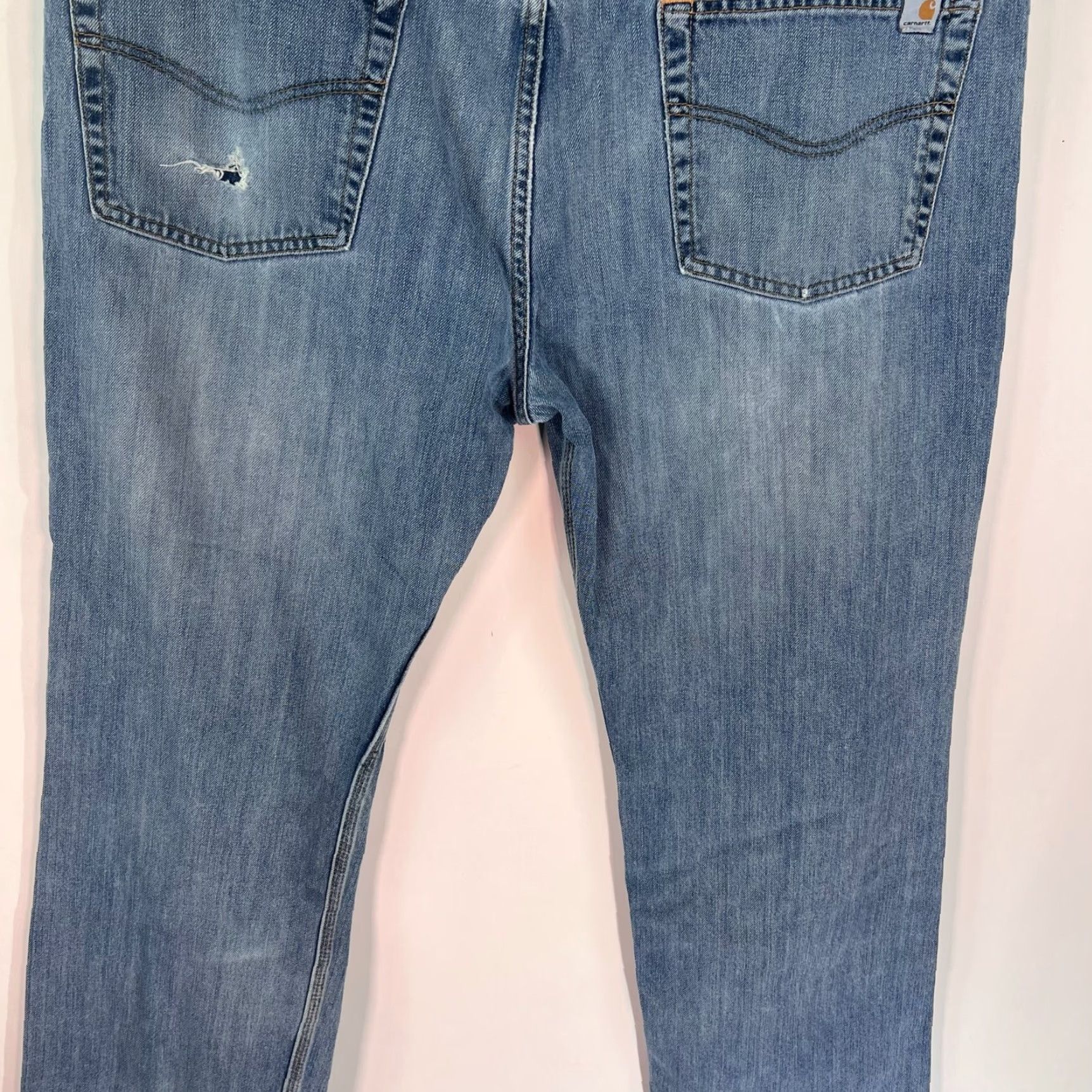 Carhartt Carhartt Pants Mens 40 Blue Relaxed Fit Dungaree Work Wear Outdoor 40x30 Size US 40 / EU 56 - 7 Thumbnail