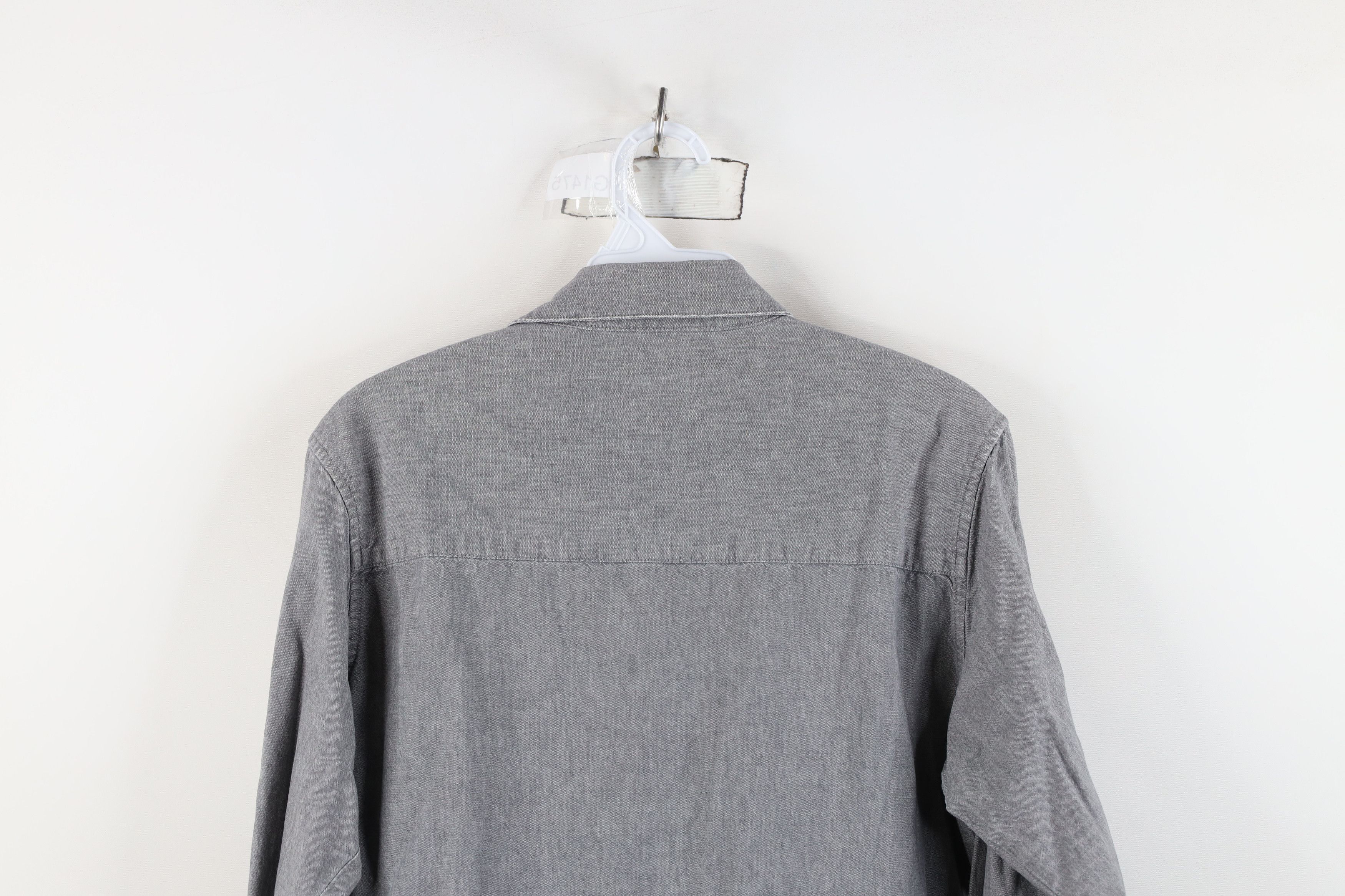 Harley Davidson Vintage Harley Davidson Chambray Snap Button Shirt Gray Size S / US 4 / IT 40 - 13 Thumbnail