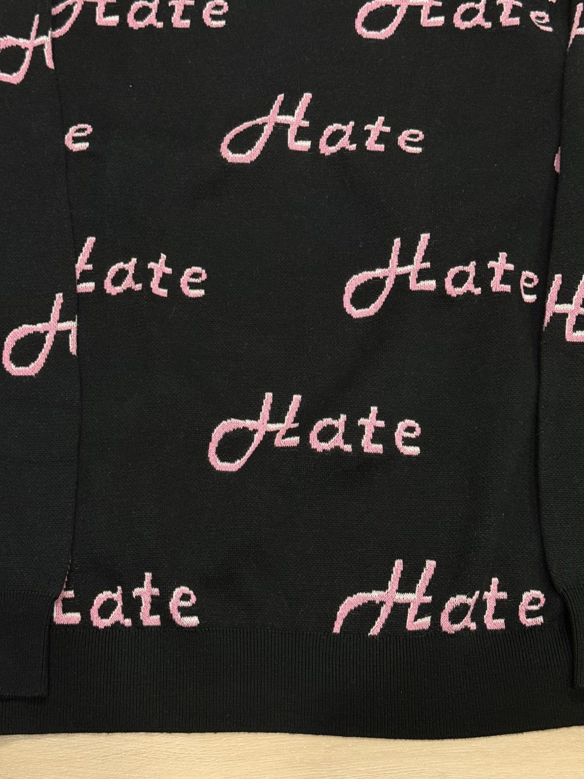 Supreme Supreme 2013 Hate Knit Sweater Size US XL / EU 56 / 4 - 4 Thumbnail