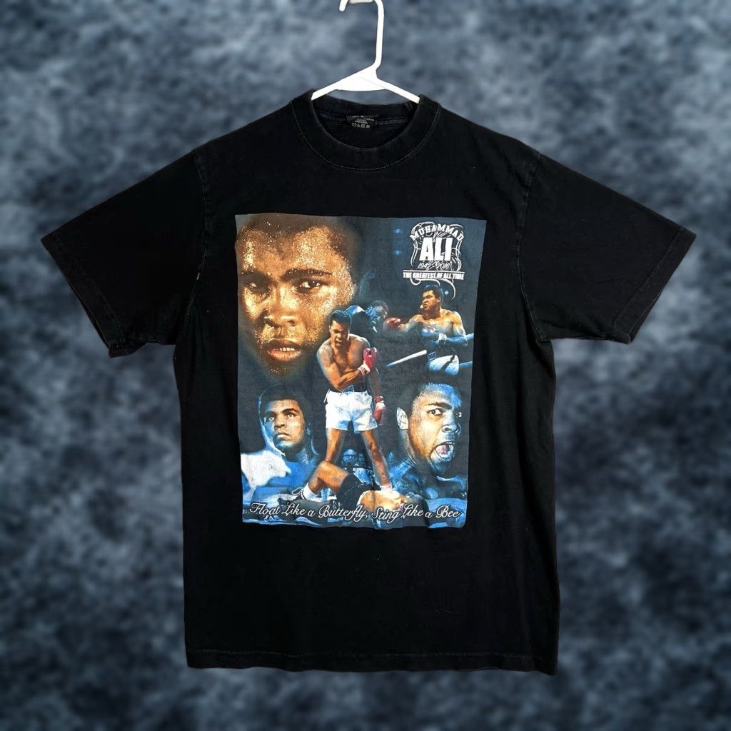 Vintage VINTAGE Flying Horse Muhammad Ali Greatest Of All Time T-Shirt Adult Large Black 2000s Mens Size US L / EU 52-54 / 3 - 1 Thumbnail