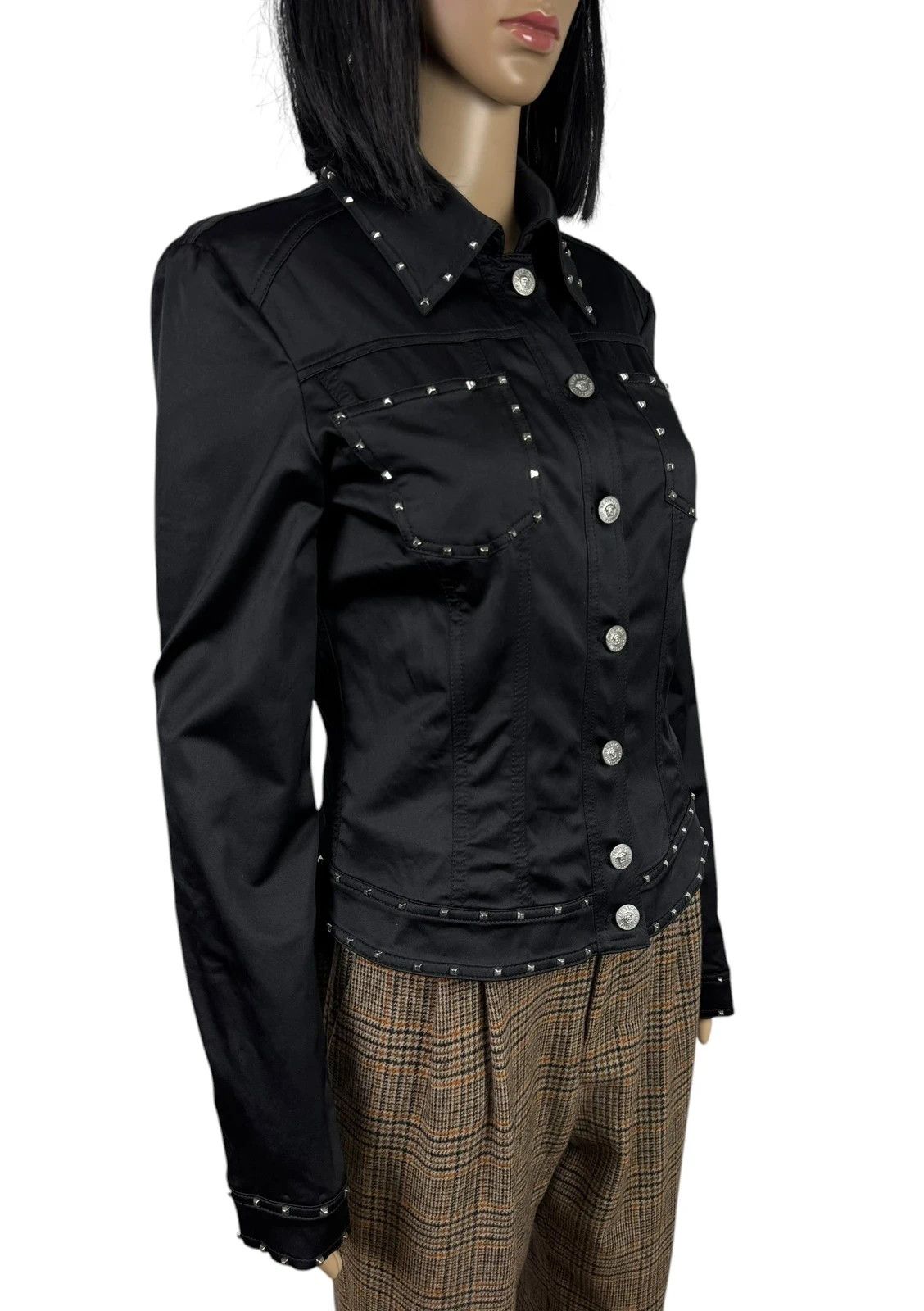 Versace Jeans Couture Versace Jeans Couture Spikes Bomber Jacket Cotton size S Size S / US 4 / IT 40 - 3 Thumbnail