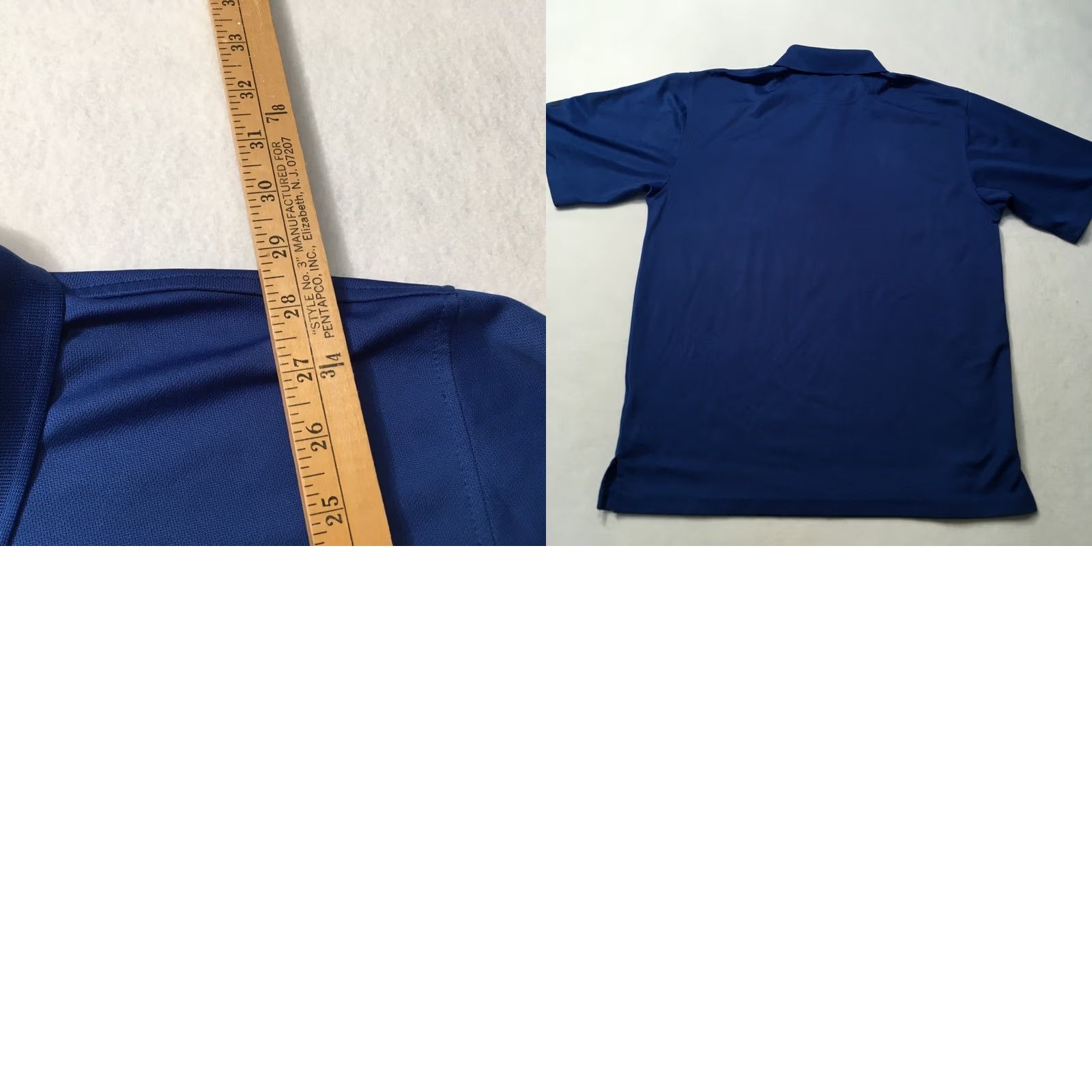 Port Authority Port Authority Navy Blue Polo Shirt - Size L - Short Sleeve - Security Logo - Uniform Active Polo - Men Size US L / EU 52-54 / 3 - 8 Thumbnail