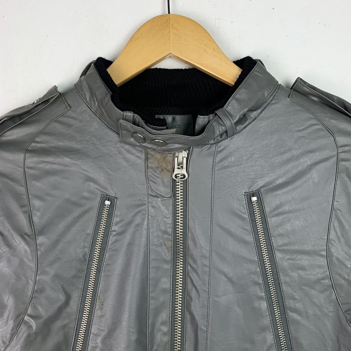 Vintage Vintage Lucy Zip Up Bomber Jacket Size US L / EU 52-54 / 3 - 2 Thumbnail