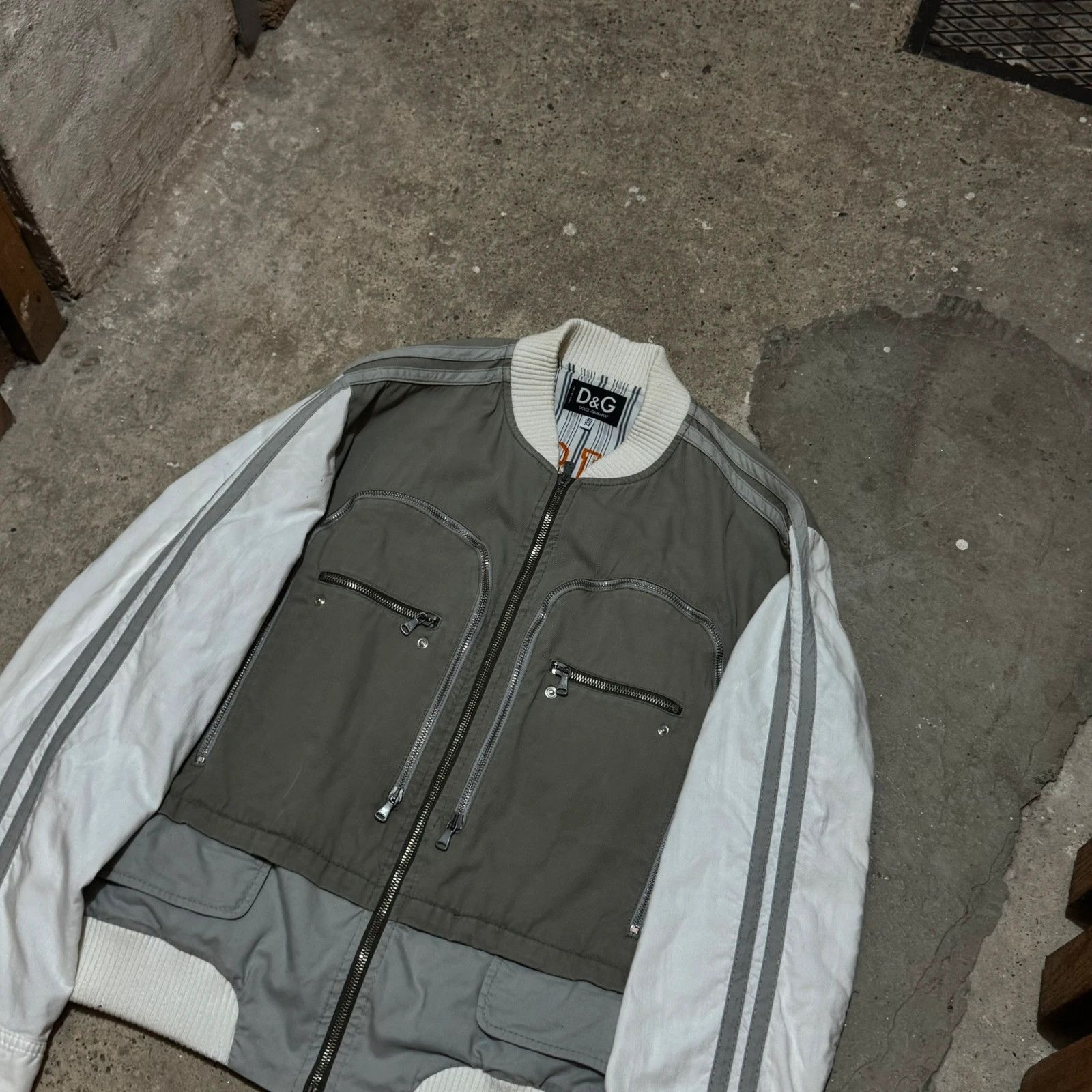 Dolce & Gabbana Vintage Dolce & Gabbana Utility cargo bomber jacket Size US XL / EU 56 / 4 - 3 Thumbnail