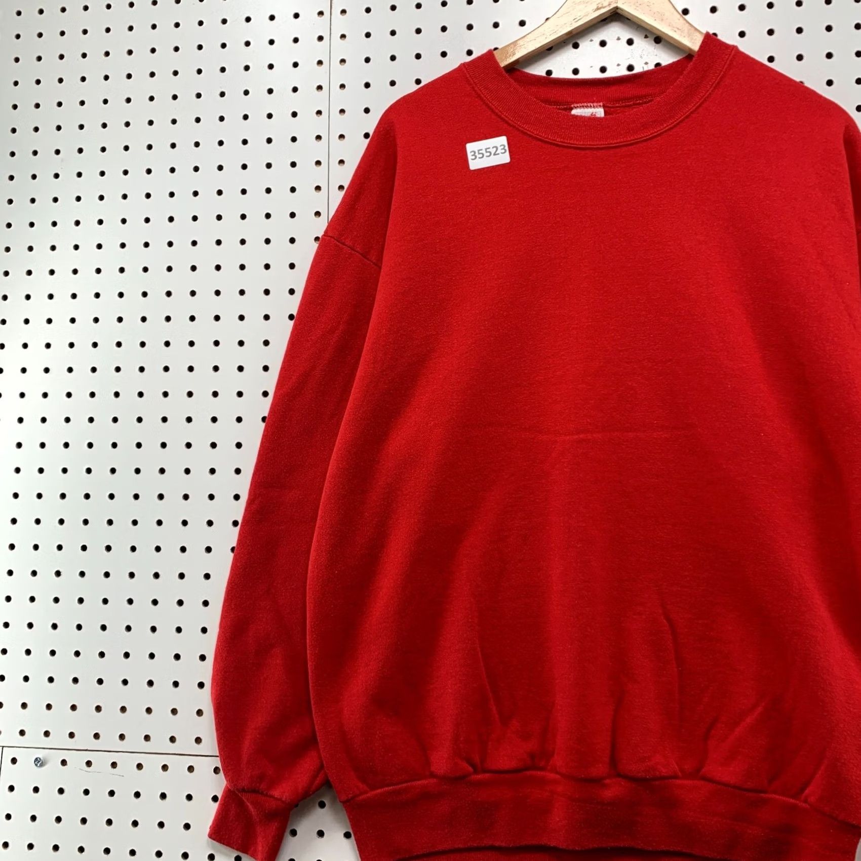 Jerzees VINTAGE Jerzees Sweatshirt Mens XL Red Pullover Crewneck 80s USA 23x28 Size US XL / EU 56 / 4 - 3 Thumbnail