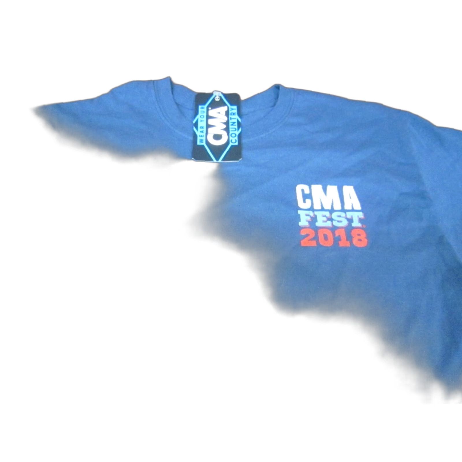 Vintage VINTAGE CMA T-Shirt Medium Unisex Adults Blue 2018 Country Music Association Festival Graphic Tee Music Sign CMA Men/Women? Size US M / EU 48-50 / 2 - 1 Thumbnail