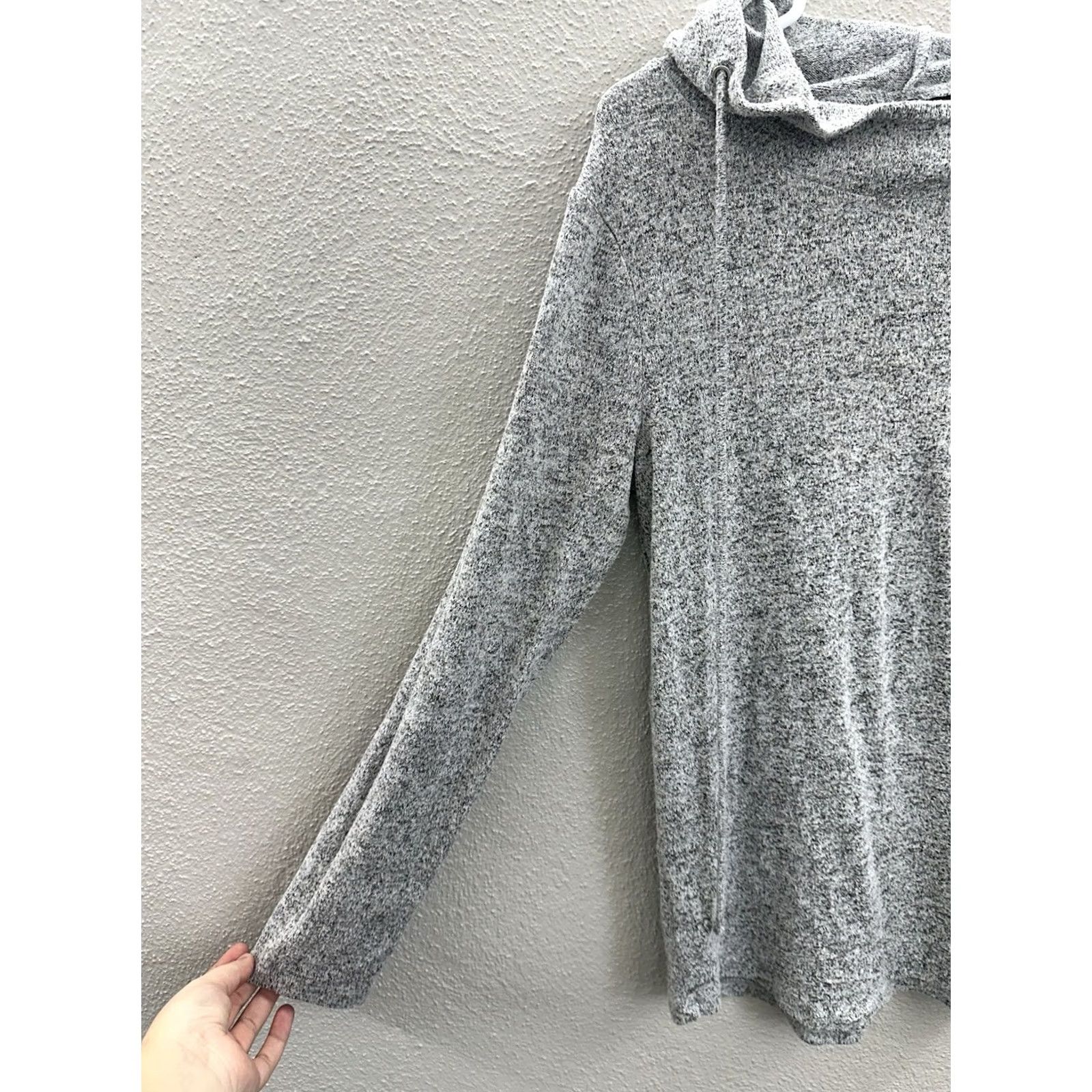 Vintage Onque Casual Womens Shirt Size Small Gray Long Sleeve Hooded Free Shipping Size S / US 4 / IT 40 - 3 Thumbnail