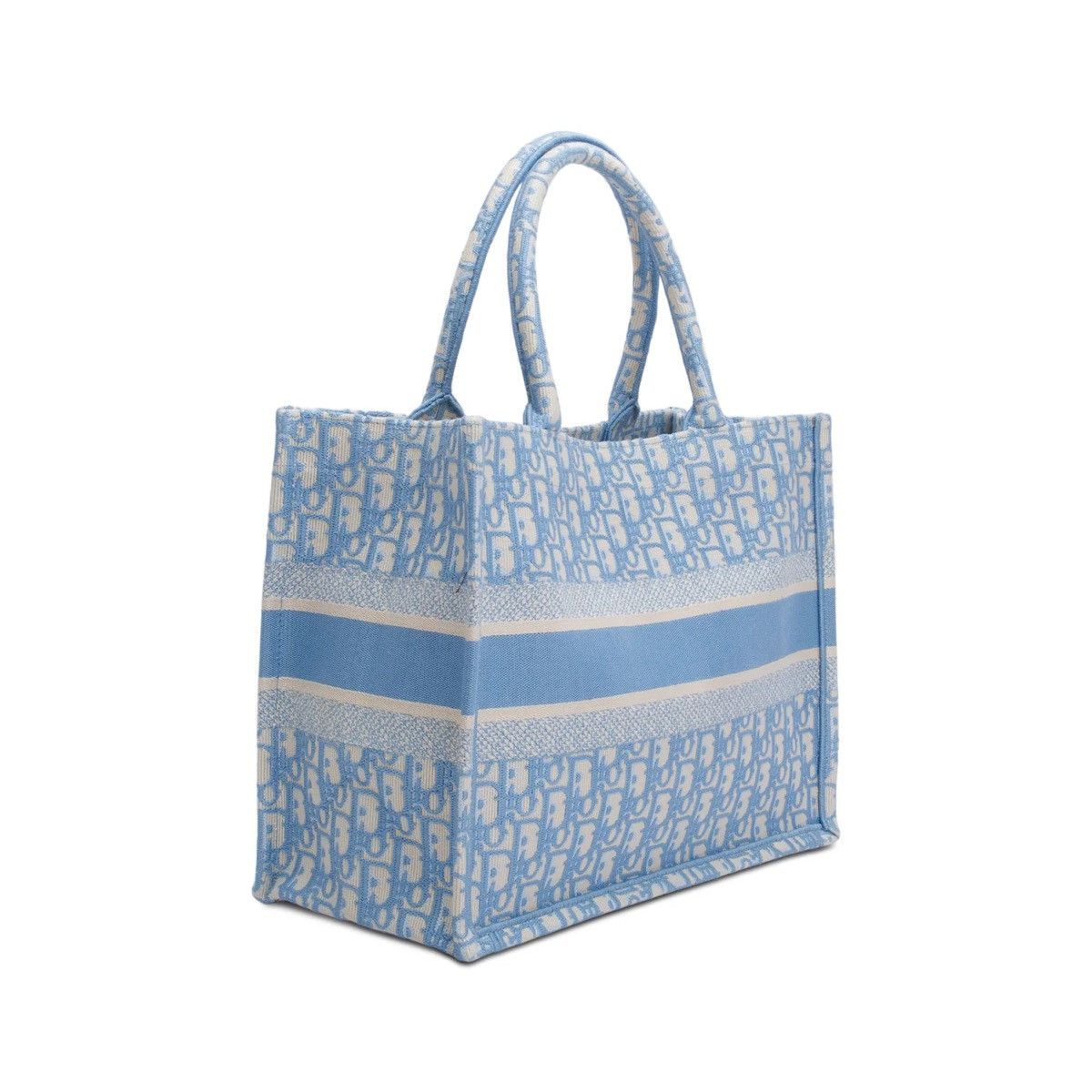 Dior CHRISTIAN DIOR 2021 Blue Oblique Medium Book Tote Size ONE SIZE - 4 Thumbnail
