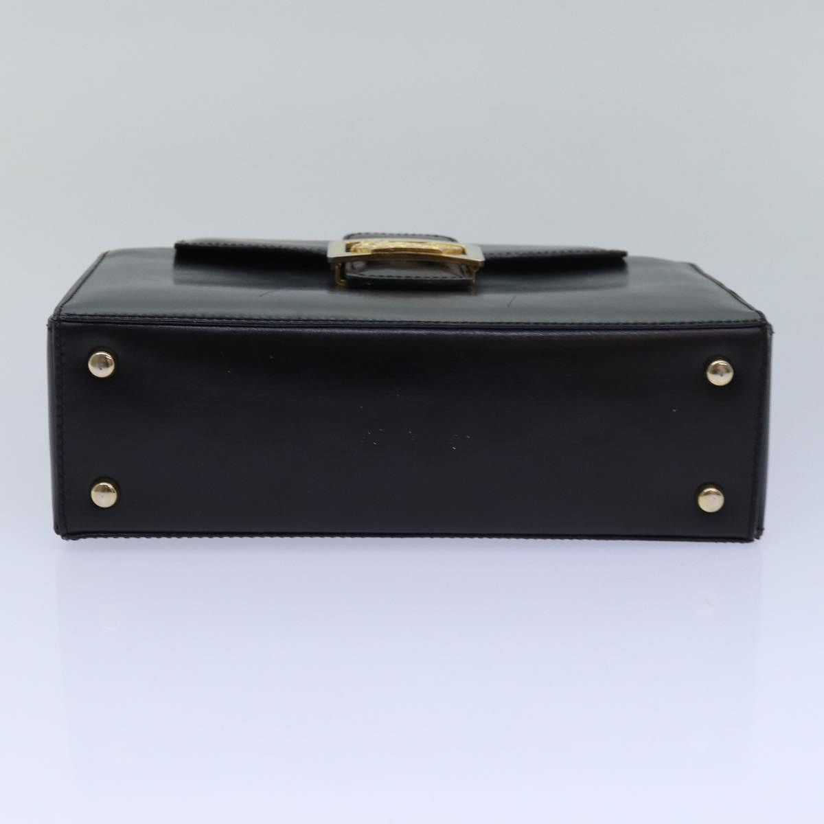 Celine CELINE Hand Bag Leather Black Size ONE SIZE - 9 Thumbnail