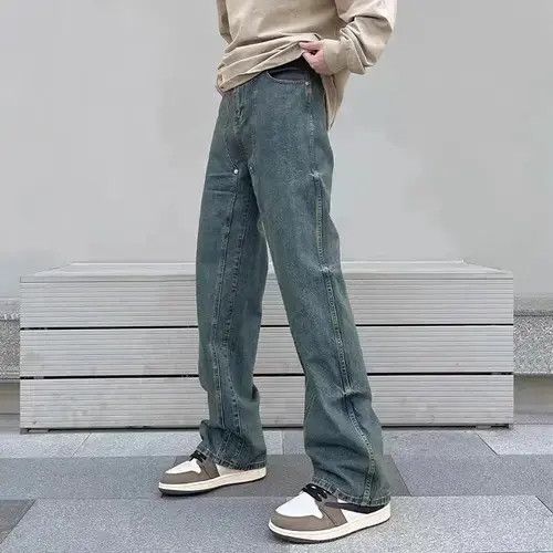 Japanese Brand × Jean Y2K Cleanfit Straight Jeans Unisex Size US 32 / EU 48 - 1 Thumbnail