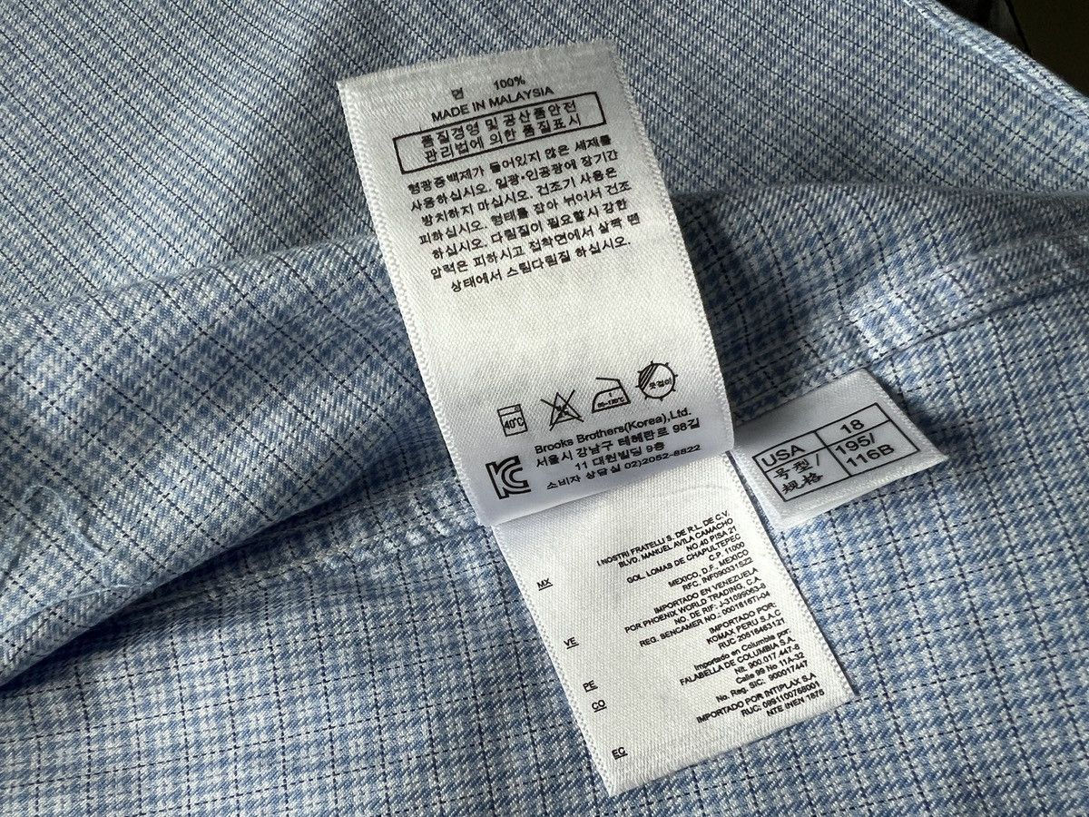 Brooks Brothers Brooks Brothers : Shirt Button Ups Blue Size US XXL / EU 58 / 5 - 3 Thumbnail