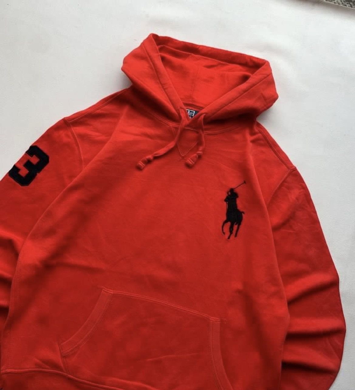 Polo Ralph Lauren Vintage Ralph Lauren Faded Big Logo Hooded Size US XL / EU 56 / 4 - 2 Thumbnail