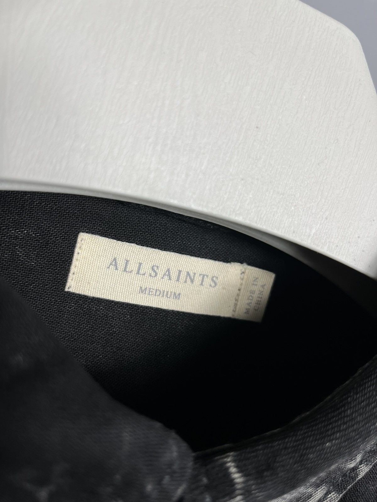 Allsaints Allsaints Nokken Denim Shirt Men’s Snap Long Sleeve Black Size US M / EU 48-50 / 2 - 5 Thumbnail