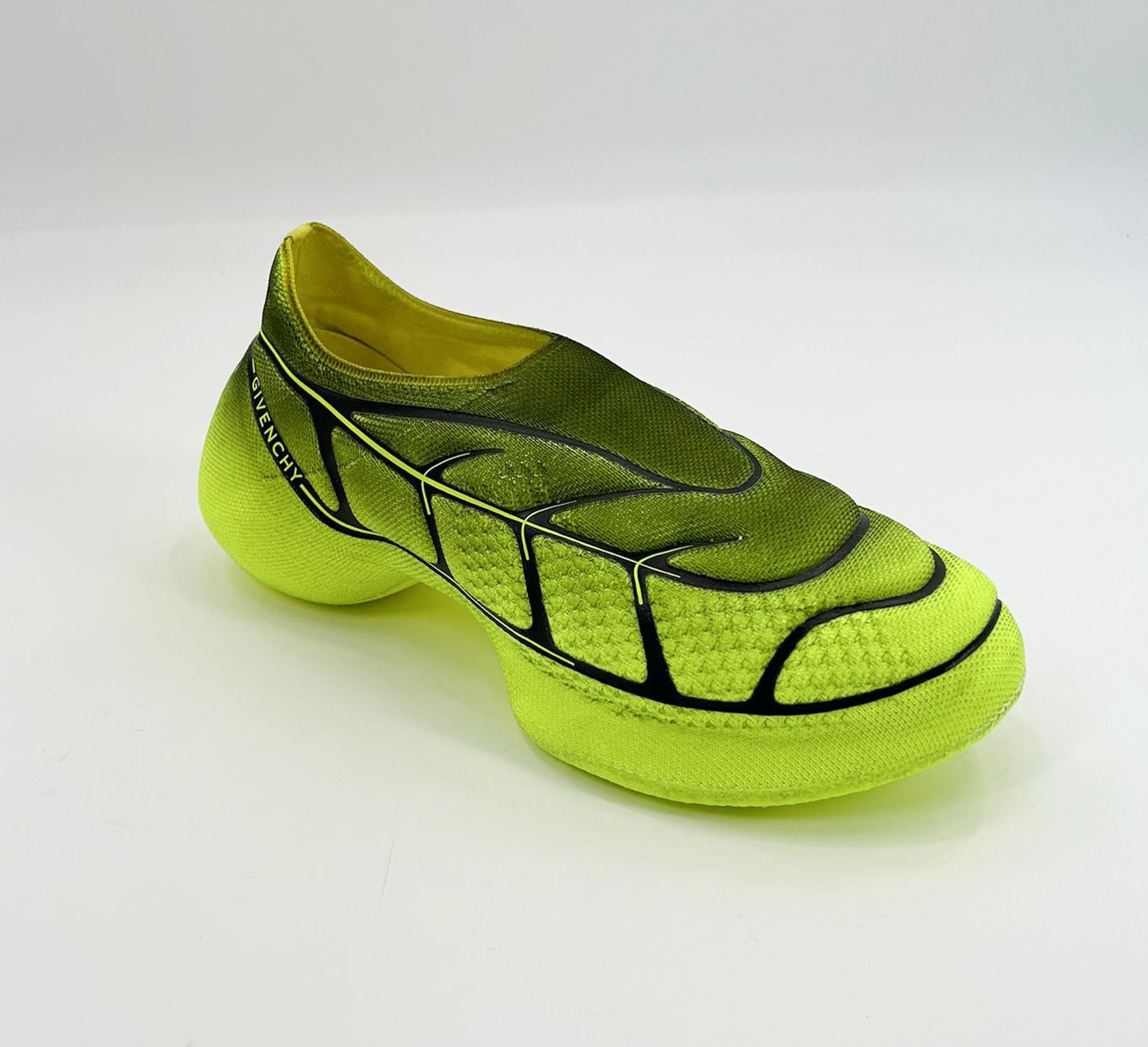 Givenchy Givenchy Black/Yellow TK-360 Plus Sneakers Size US 13 / EU 46 - 2 Thumbnail