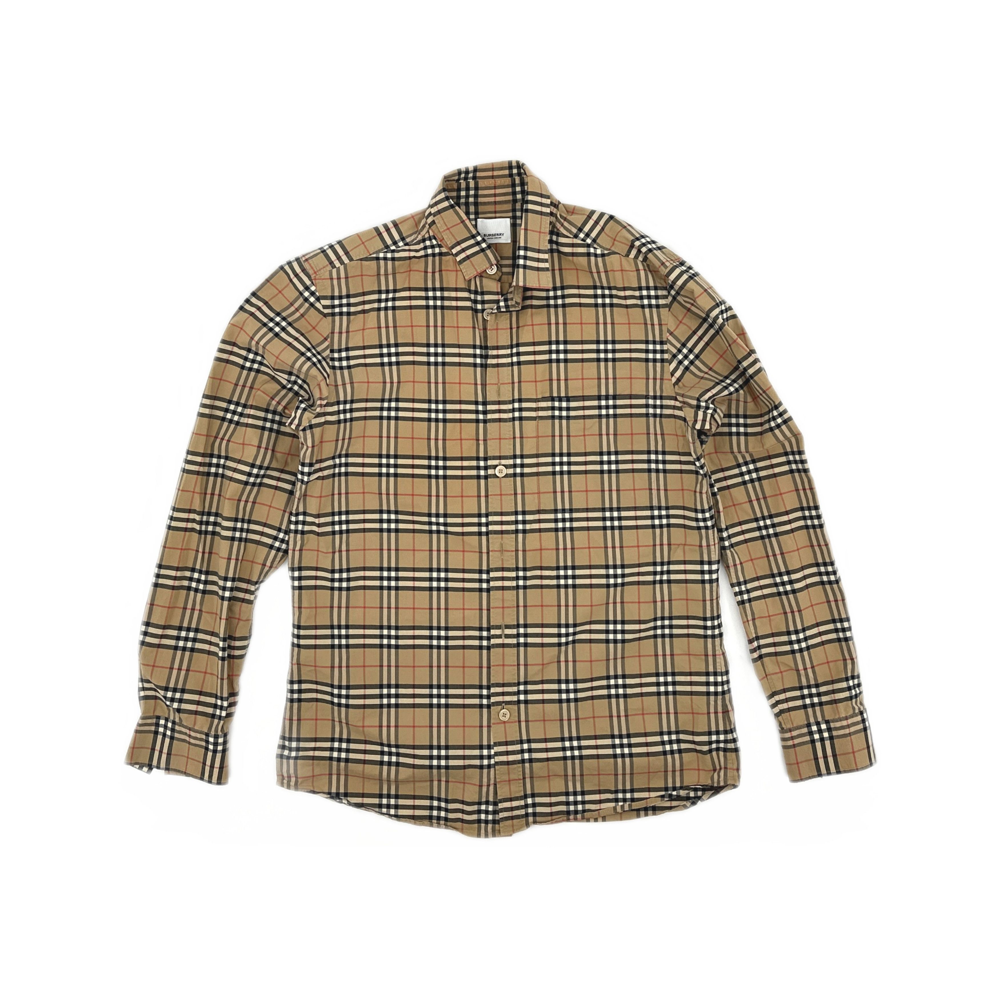 Burberry Burberry Check Button Up Shirt Size M Size US M / EU 48-50 / 2 - 1 Thumbnail