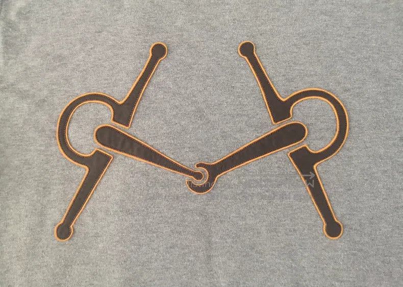 Hermes Hermes Sweatshirt Crewneck, Grey, Cotton, Sheepskin Patter Size US L / EU 52-54 / 3 - 3 Thumbnail