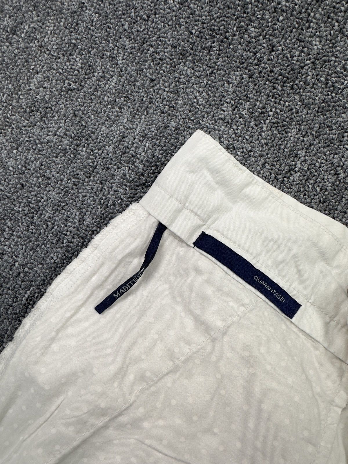 Other Mabitex Germent Dyed Chino White Cotton Shorts Size US 30 / EU 46 - 8 Thumbnail