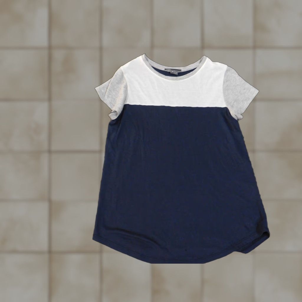 Vince Vince Top Womens XS blue stretch tee casual classic Shirt Adult XS Blue Classic Stretch Vince Womens XS Tee Size XS / US 0-2 / IT 36-38 - 1 Thumbnail