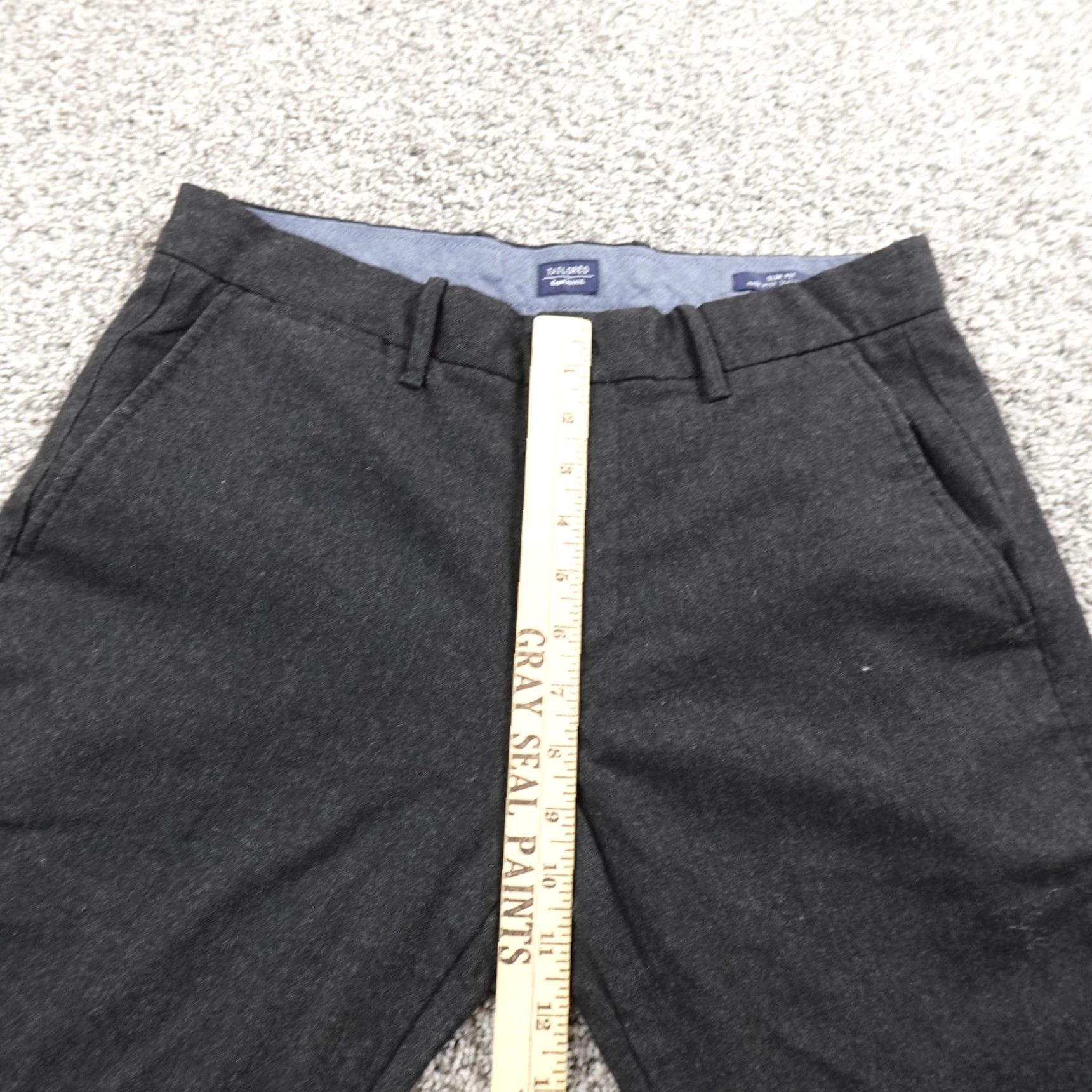 Gap Gap Pants Mens 30X32 Gray Flat Front Stretch Chino Trousers Slim Dress Pants Adult Regular Size 30 Color Gray Size US 30 / EU 46 - 4 Thumbnail