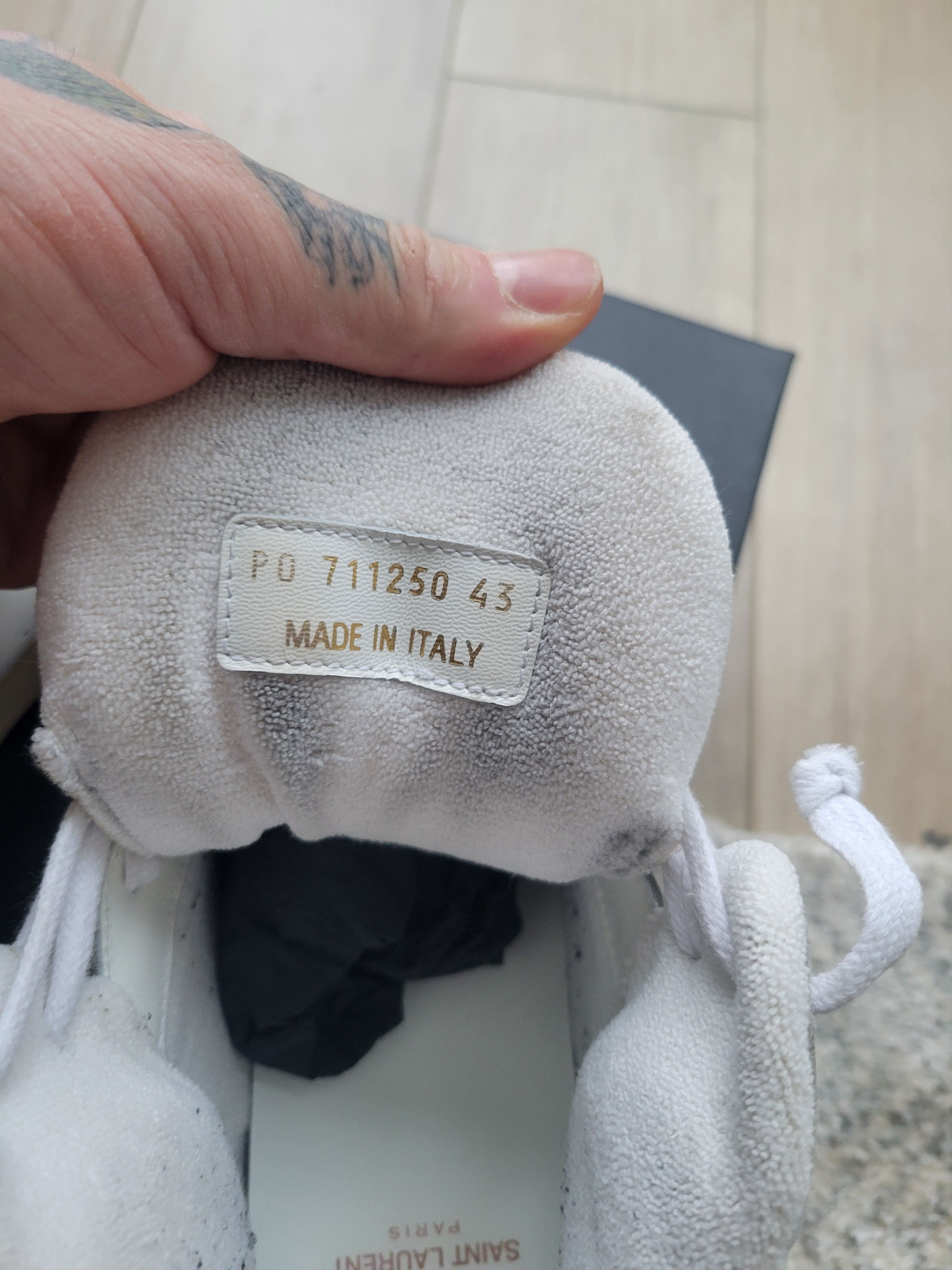 Saint Laurent Paris High top 80 Size US 10 / EU 43 - 11 Thumbnail