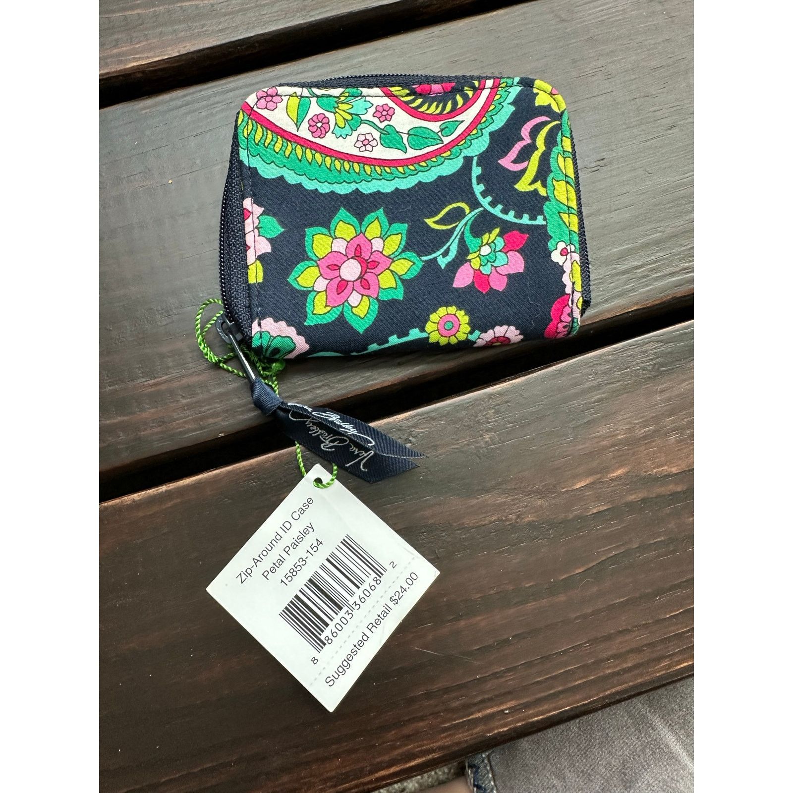 Vera Bradley Vera Bradley - Zip-Around ID Case - Petal Paisley Size ONE SIZE - 1 Thumbnail