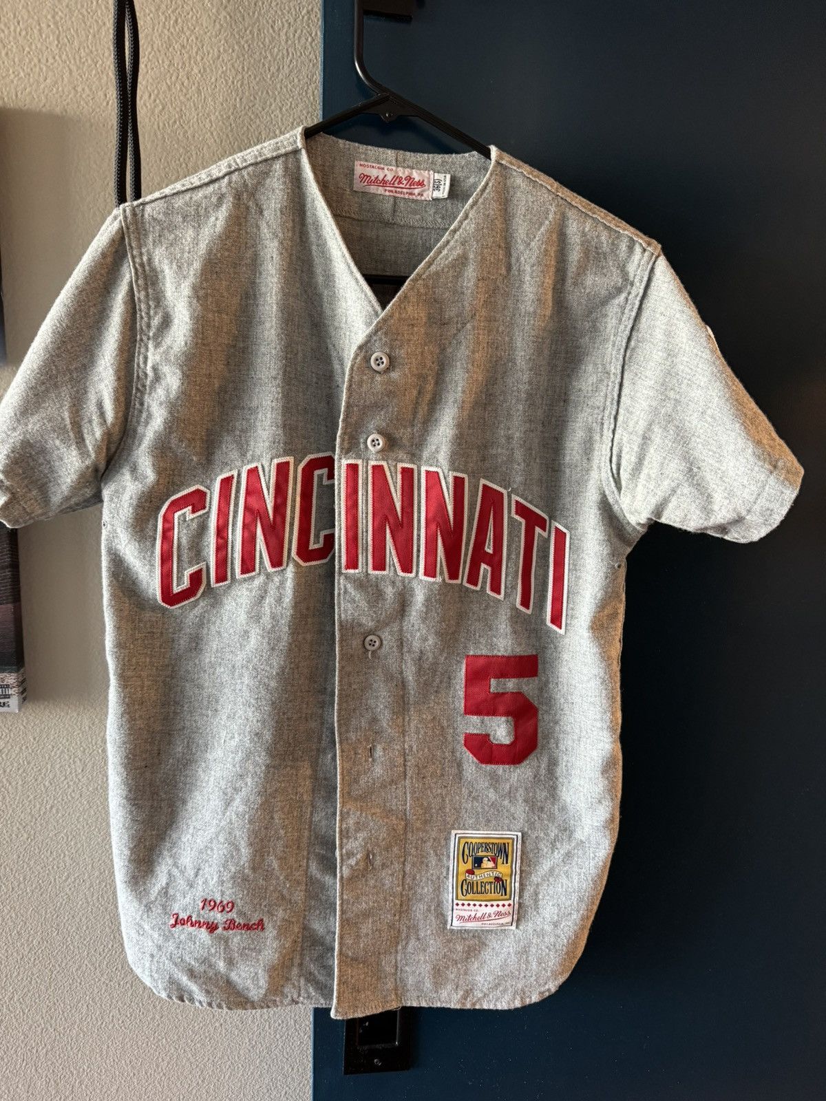 Mitchell & Ness Mitchell & Ness Johnny Bench 1969 Jersey Size US S / EU 44-46 / 1 - 1 Thumbnail