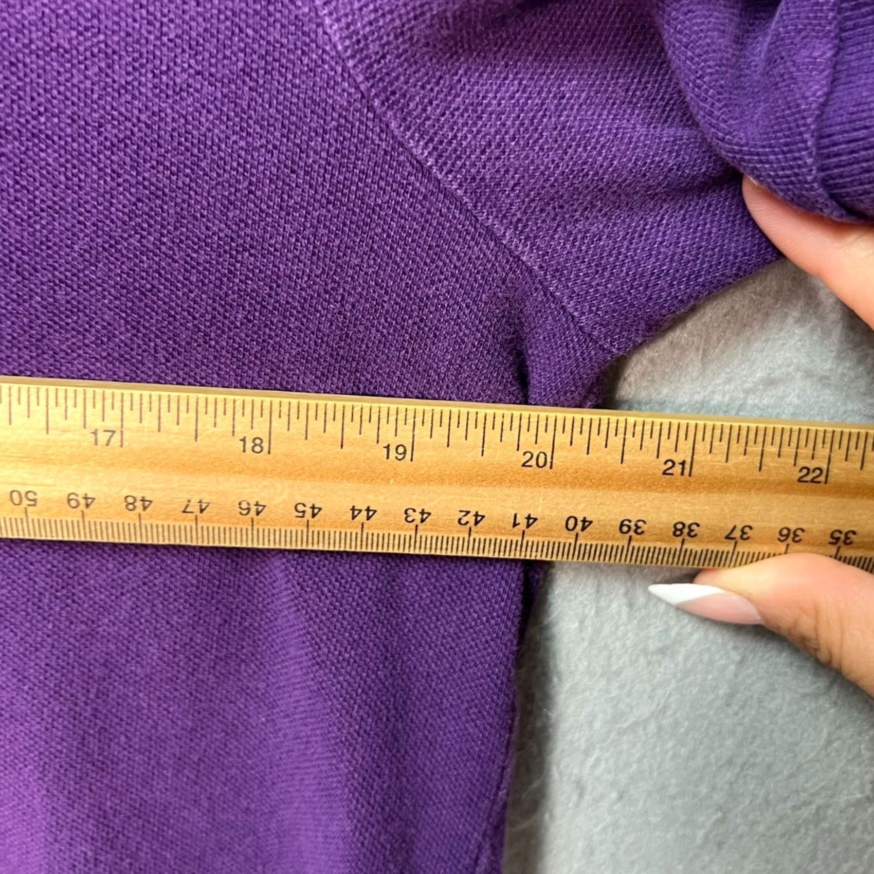 Polo Ralph Lauren Polo Ralph Lauren Mens Small Size Classic Fit Purple Shirt w/ Green Logo Size US S / EU 44-46 / 1 - 6 Thumbnail