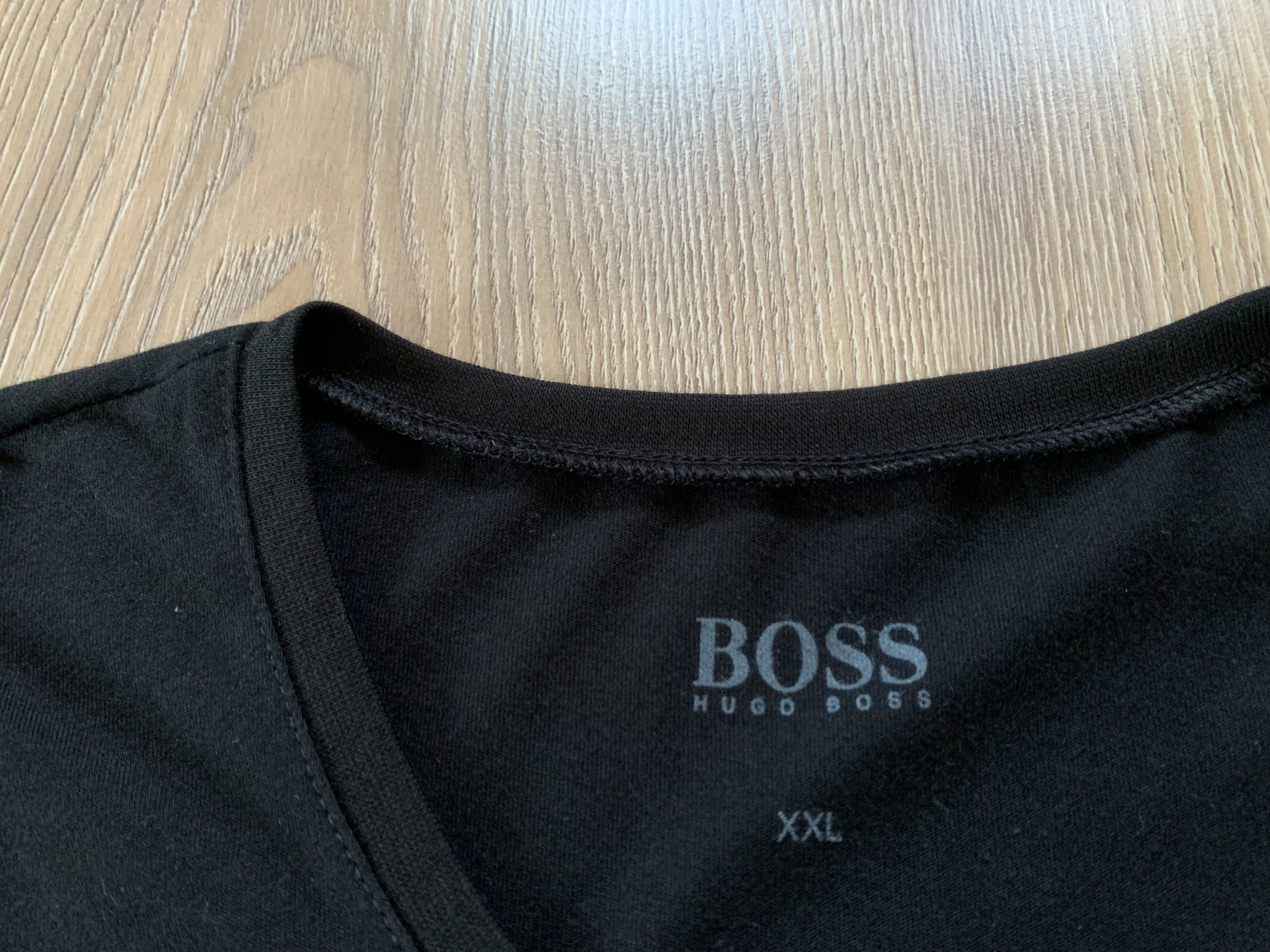 Hugo Boss Hugo Boss Black Basic Cotton T Shirt Size US XXL / EU 58 / 5 - 6 Thumbnail