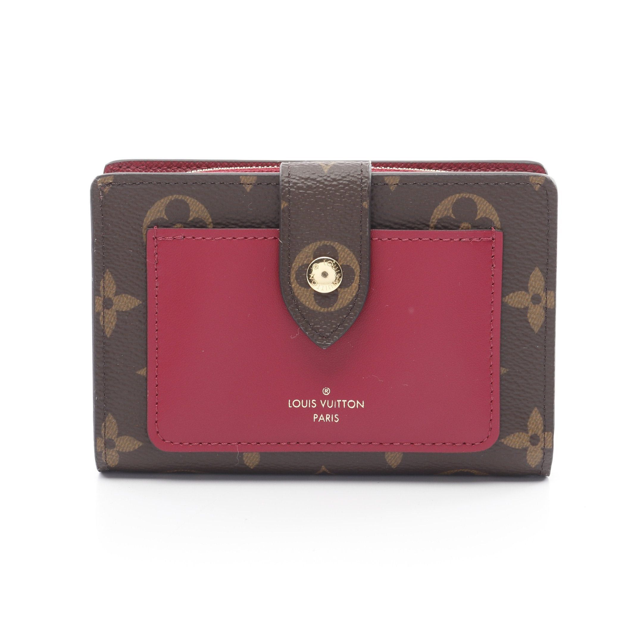 Louis Vuitton Louis Vuitton Portefeuil Juliet Monogram Fuchsia Bi-Fold Wallet Leather Brown Pink Purple Size ONE SIZE - 1 Thumbnail