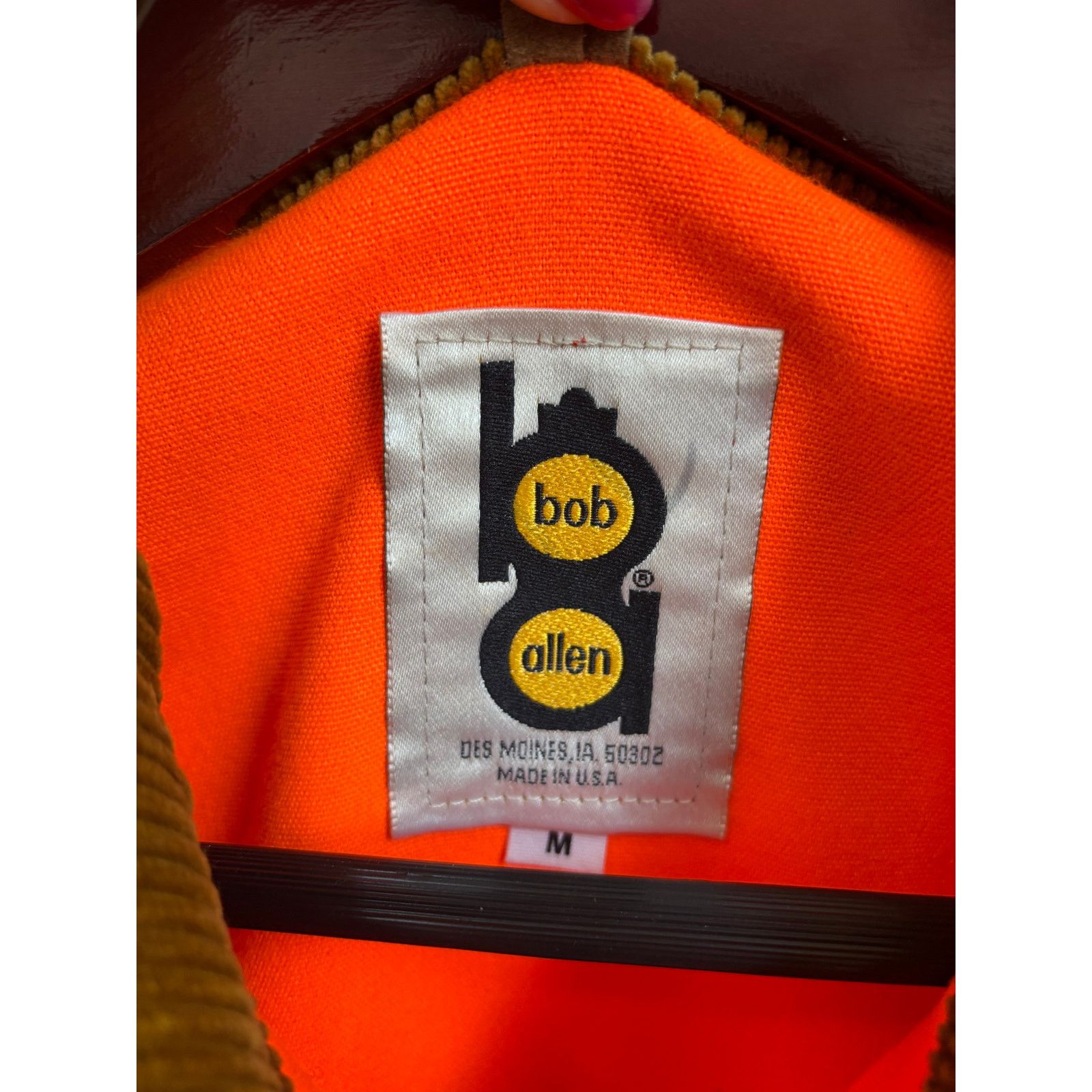 Vintage Vintage Bob Allen Blaze Orange Upland Hunting Jacket Size M Size US M / EU 48-50 / 2 - 4 Thumbnail