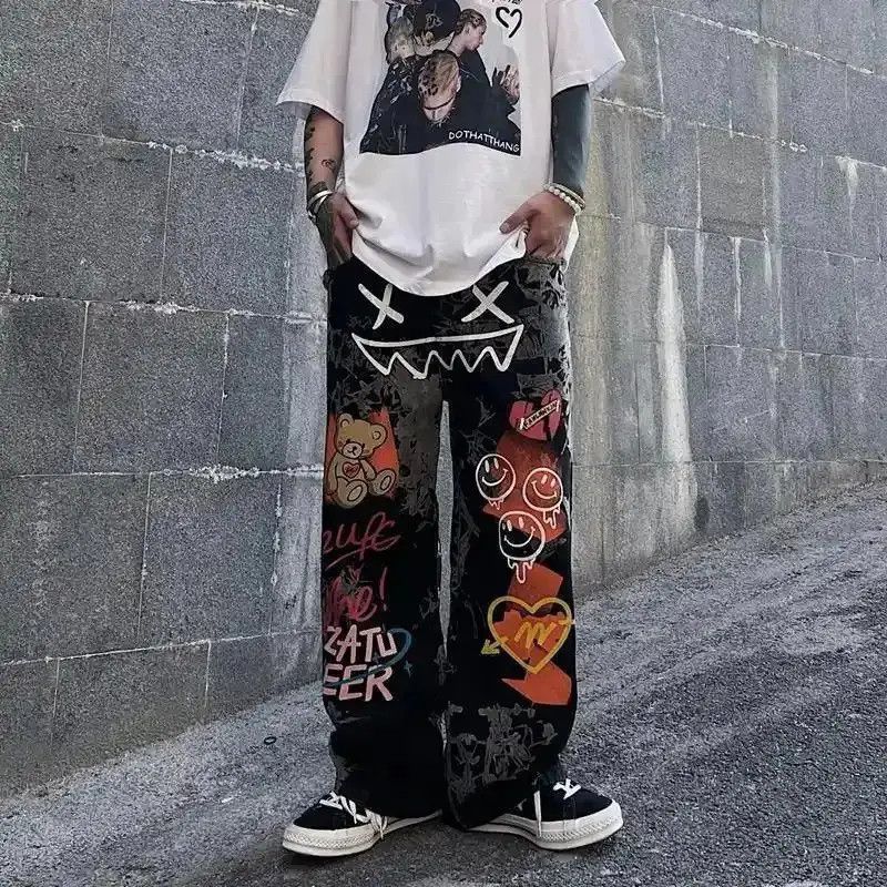 Japanese Brand Hip Hop Vintage Graffiti Oversized Pants Size US 32 / EU 48 - 1 Thumbnail
