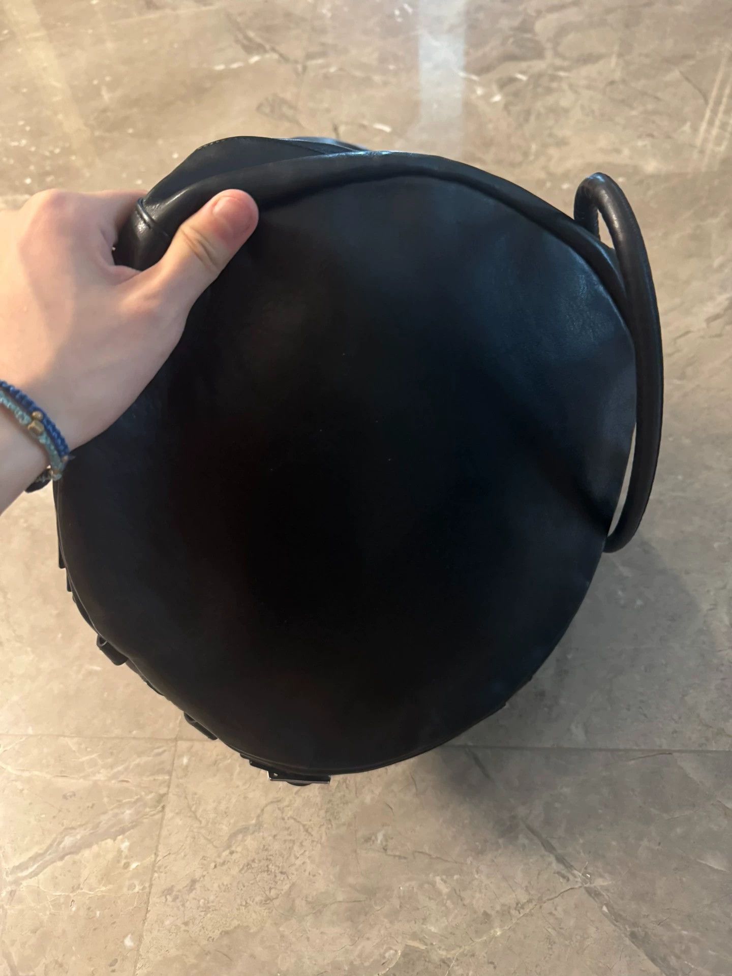 Saint Laurent Paris SLP 14fw Cowhide Multi-Zip Large Bucket Backpack Size ONE SIZE - 7 Thumbnail