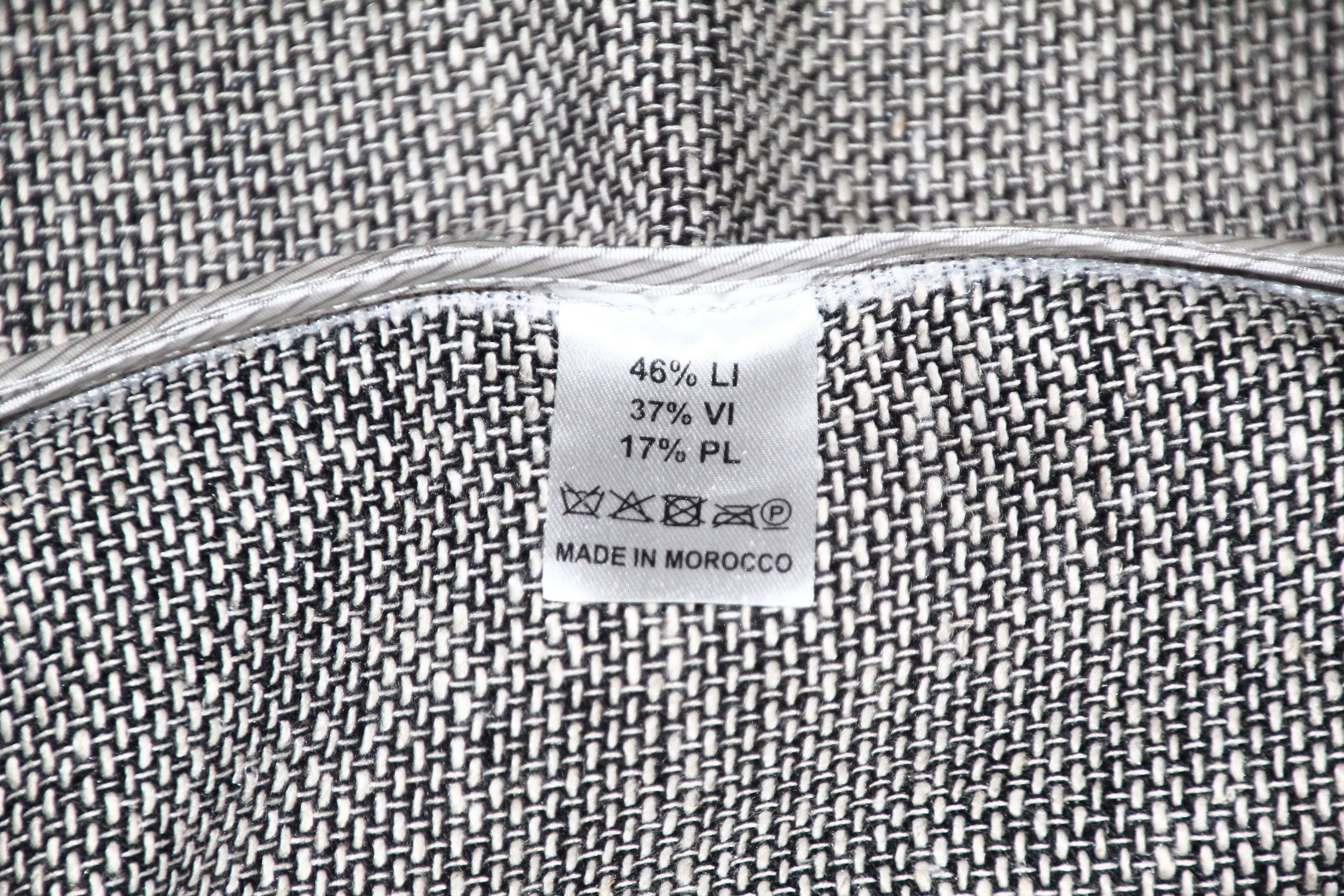 Barbara I Gongini Diega raw cut unlined woven linen blend coat Size L / US 10 / IT 46 - 11 Thumbnail