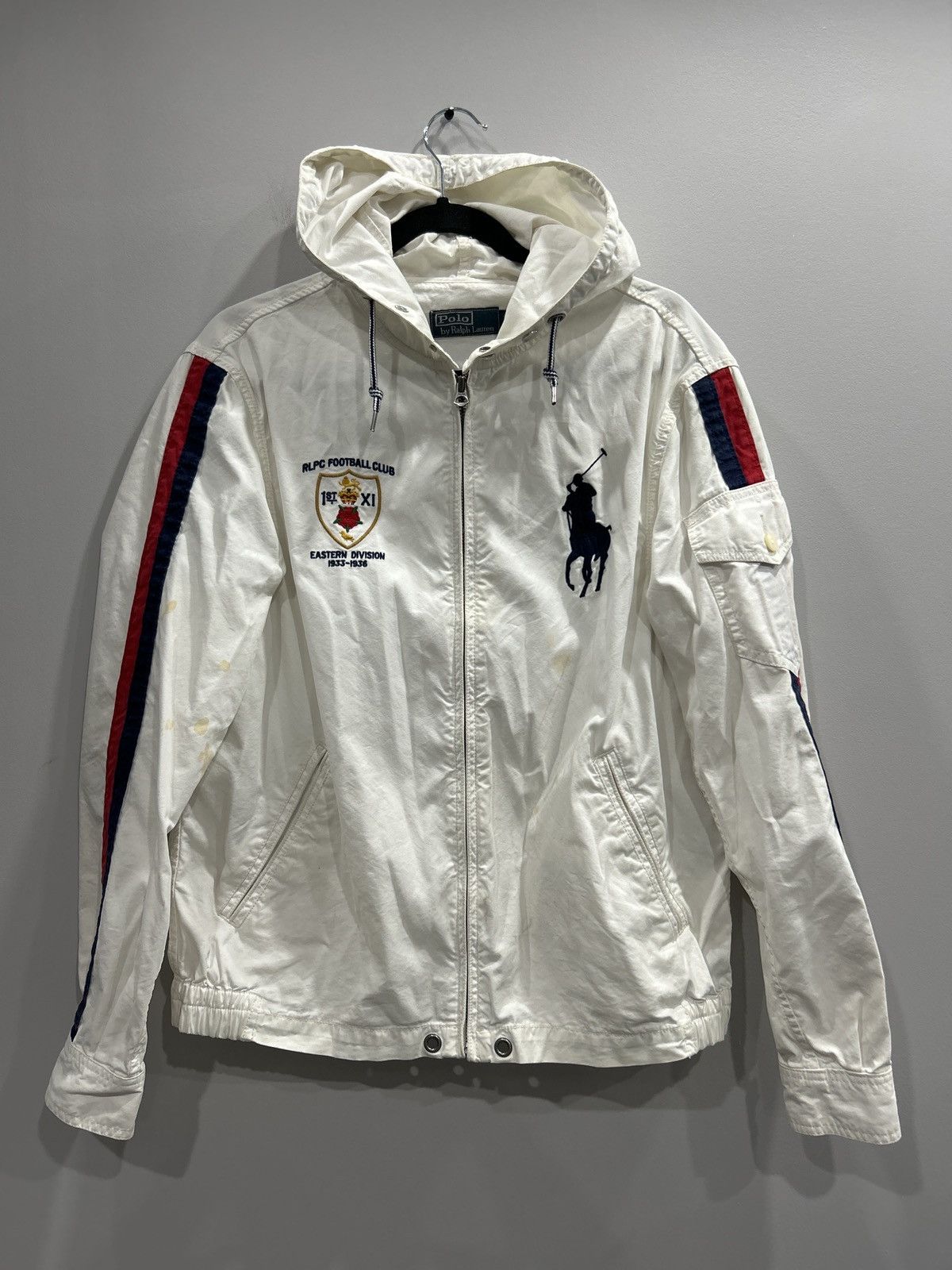 Polo Ralph Lauren × Vintage Vintage Polo Ralph Lauren Light Jacket Football Club Size US M / EU 48-50 / 2 - 1 Thumbnail