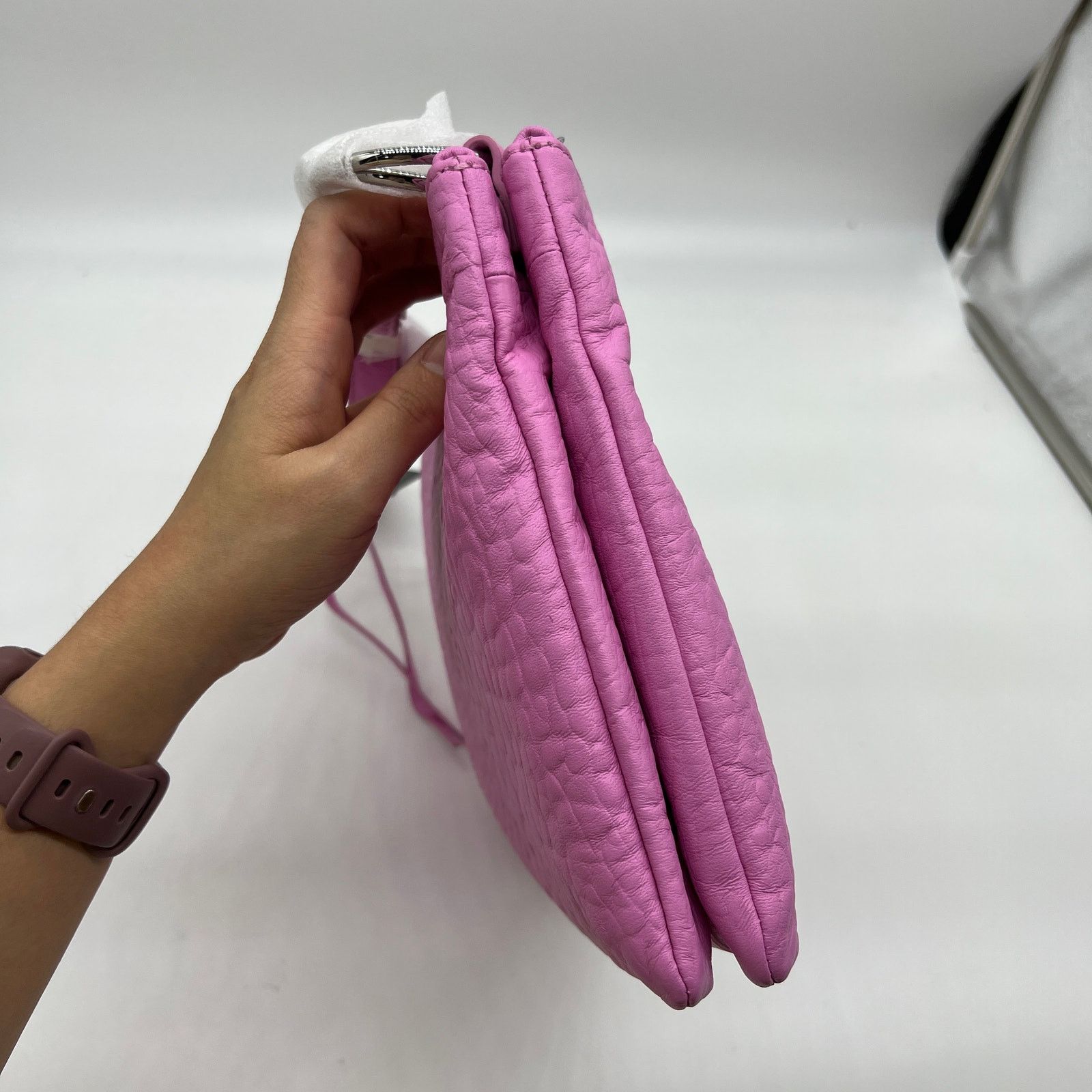 Other Vince Camuto Leather Livy Shoulder Bag Arresting Pink Size ONE SIZE - 14 Thumbnail