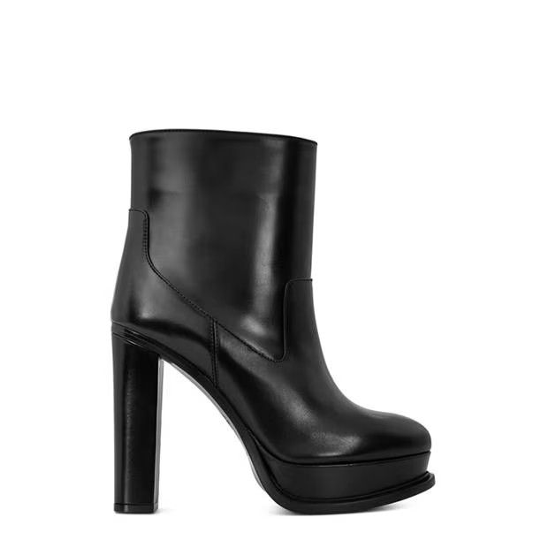 Alexander McQueen o1g2r1mq0824 Platform Boots in Black Size US 8 / IT 38 - 1 Thumbnail