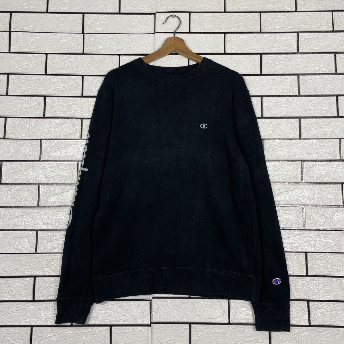 Champion Champion Crewneck Black Sweatshirt Size US M / EU 48-50 / 2 - 1 Thumbnail