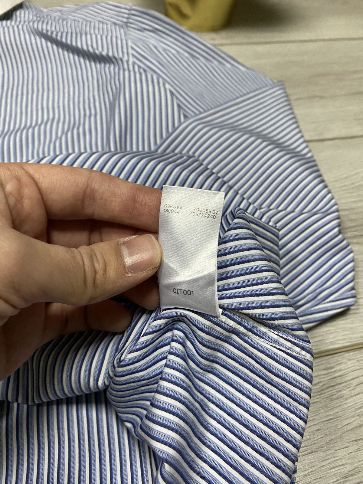 Gucci Gucci stripped shirt rare buttons Size US M / EU 48-50 / 2 - 8 Thumbnail