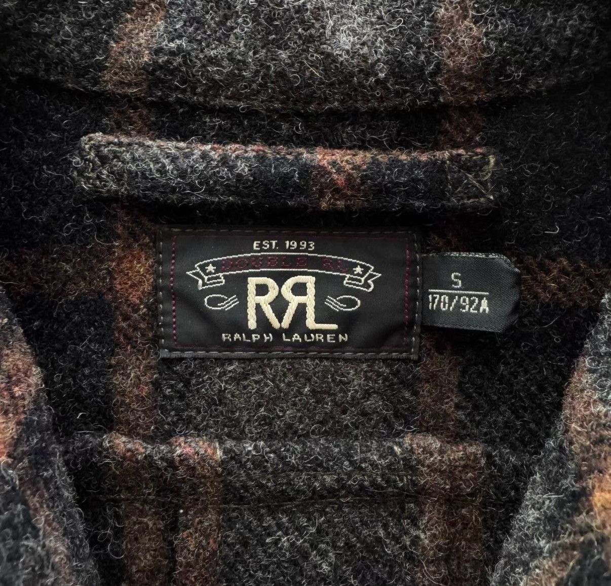 RRL Ralph Lauren RRL Ralph Lauren Double RL Plaid Wool Jacket K22 Size US S / EU 44-46 / 1 - 4 Thumbnail