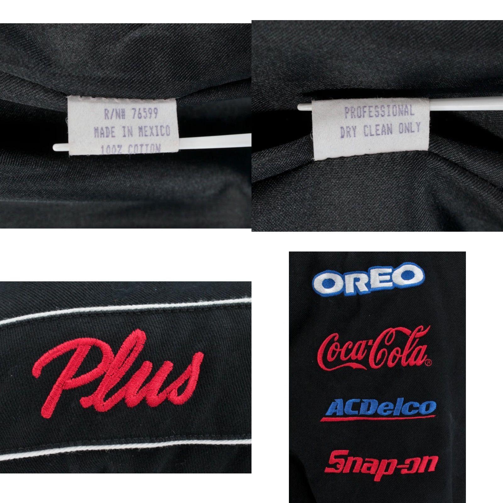 JH Design Mens VTG Black Dale Earnhardt JH Design Racing Jacket #3 Sz XL Nascar Size US XL / EU 56 / 4 - 8 Thumbnail