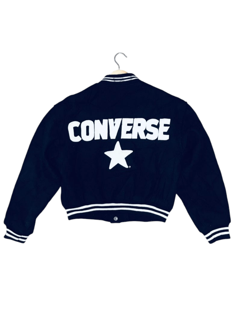 Converse × Vintage Vintage Converse Spells out Croptop Varsity Size M / US 6-8 / IT 42-44 - 1 Thumbnail