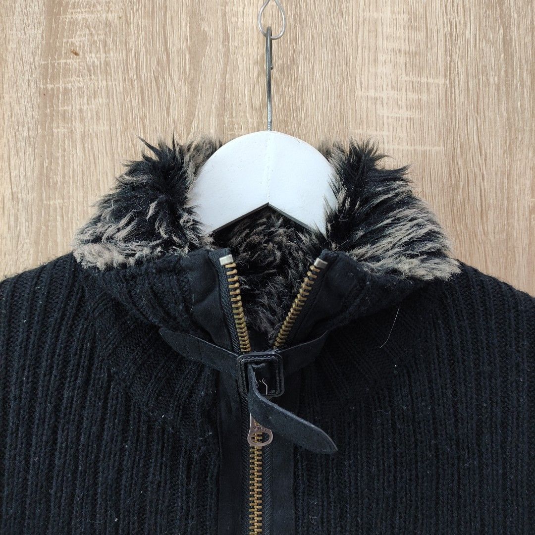 Issey Miyake × Tete Homme Tete home knit fur jacket Size US M / EU 48-50 / 2 - 7 Thumbnail