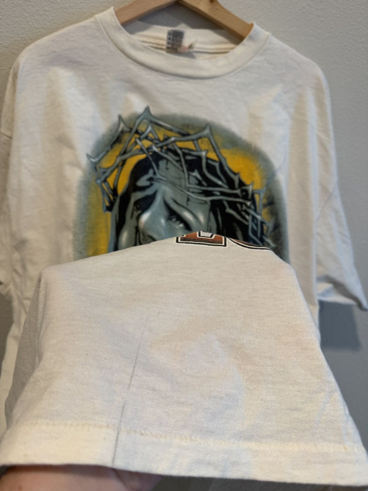 Other Vintage XXL 90’s Jesus Christ Our Lord Religious Tee T-Shirt Size US XXL / EU 58 / 5 - 3 Thumbnail