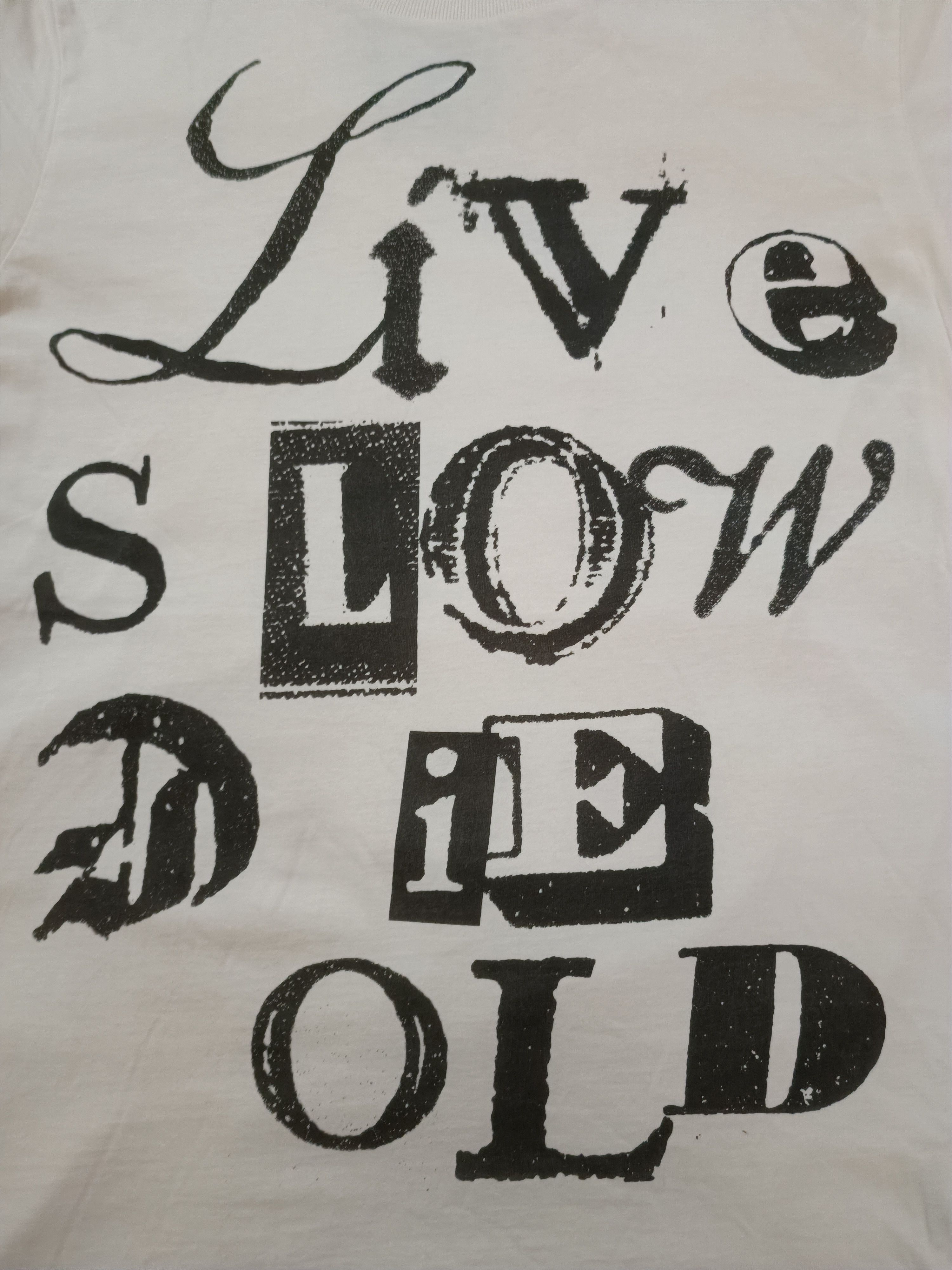Diesel × Vintage Live Slow Die Old Diesel T Shirt Size US S / EU 44-46 / 1 - 4 Thumbnail
