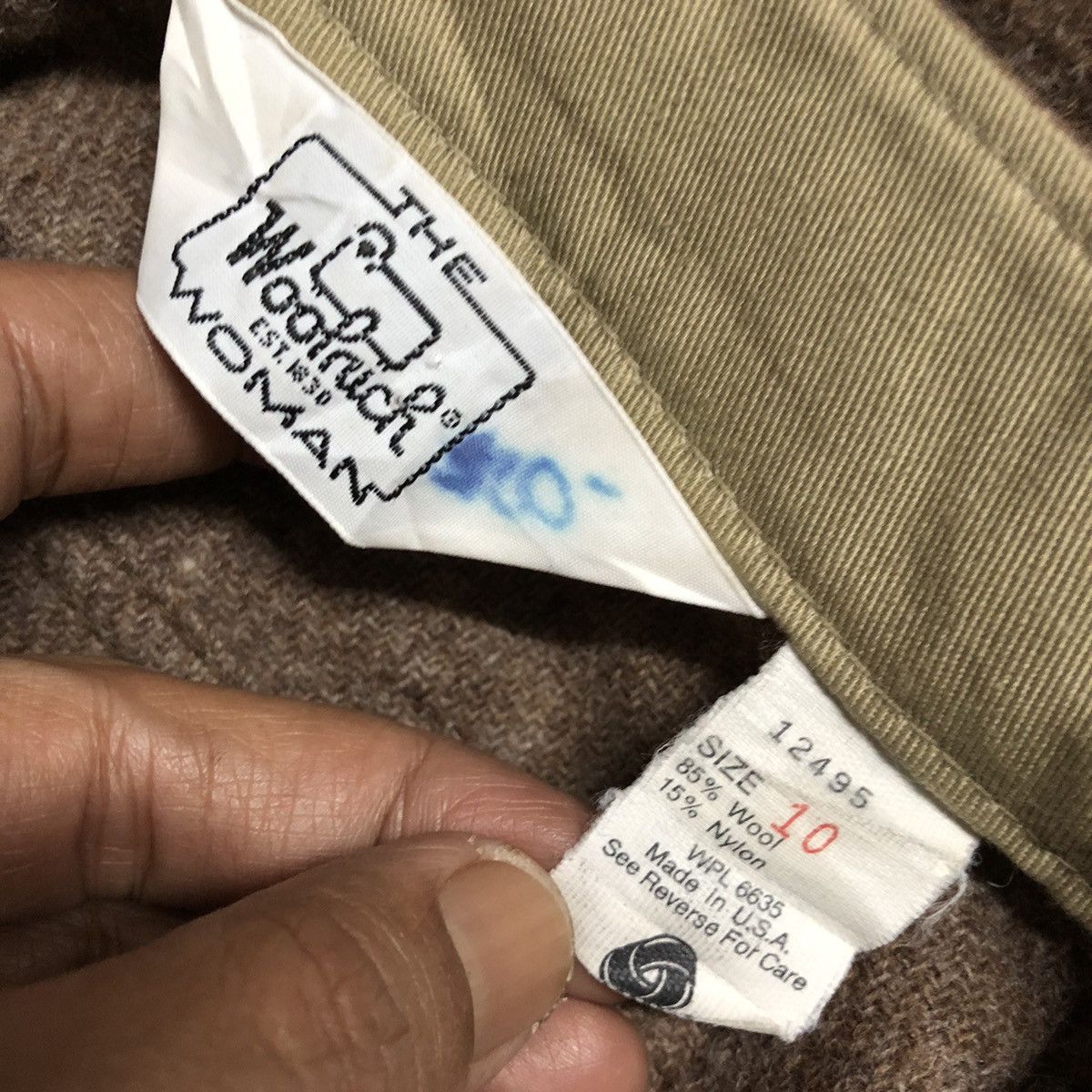 Vintage × Woolrich Woolen Mills vintage WOOLRICH WOMAN wool shirt Size L / US 10 / IT 46 - 8 Thumbnail
